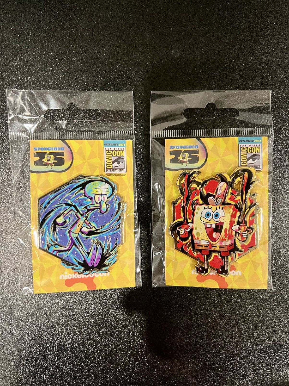 Nickelodeon SDCC 2024 COMIC CON SpongeBob 25TH ENAMEL Pins LIMITED! Size ONE SIZE - 1 Thumbnail