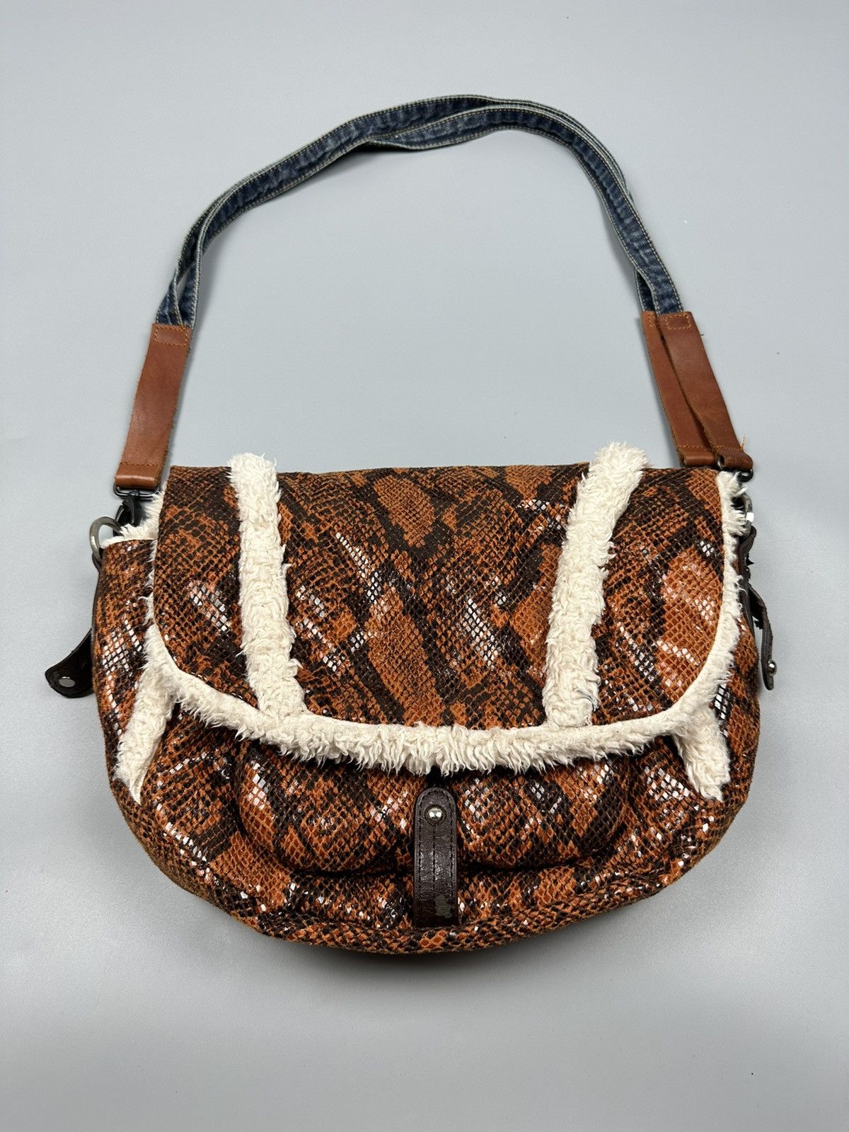 Japanese Brand × Kansai Yamamoto Vintage Kansai Yamamoto Snake Skin Sling/Cross Body Size ONE SIZE - 4 Thumbnail