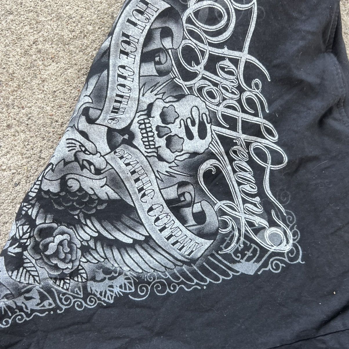 Affliction × Southpole × Vintage Y2K Southpole Affliction Style AOP Graphic Rave Tshirt Size US XL / EU 56 / 4 - 6 Thumbnail