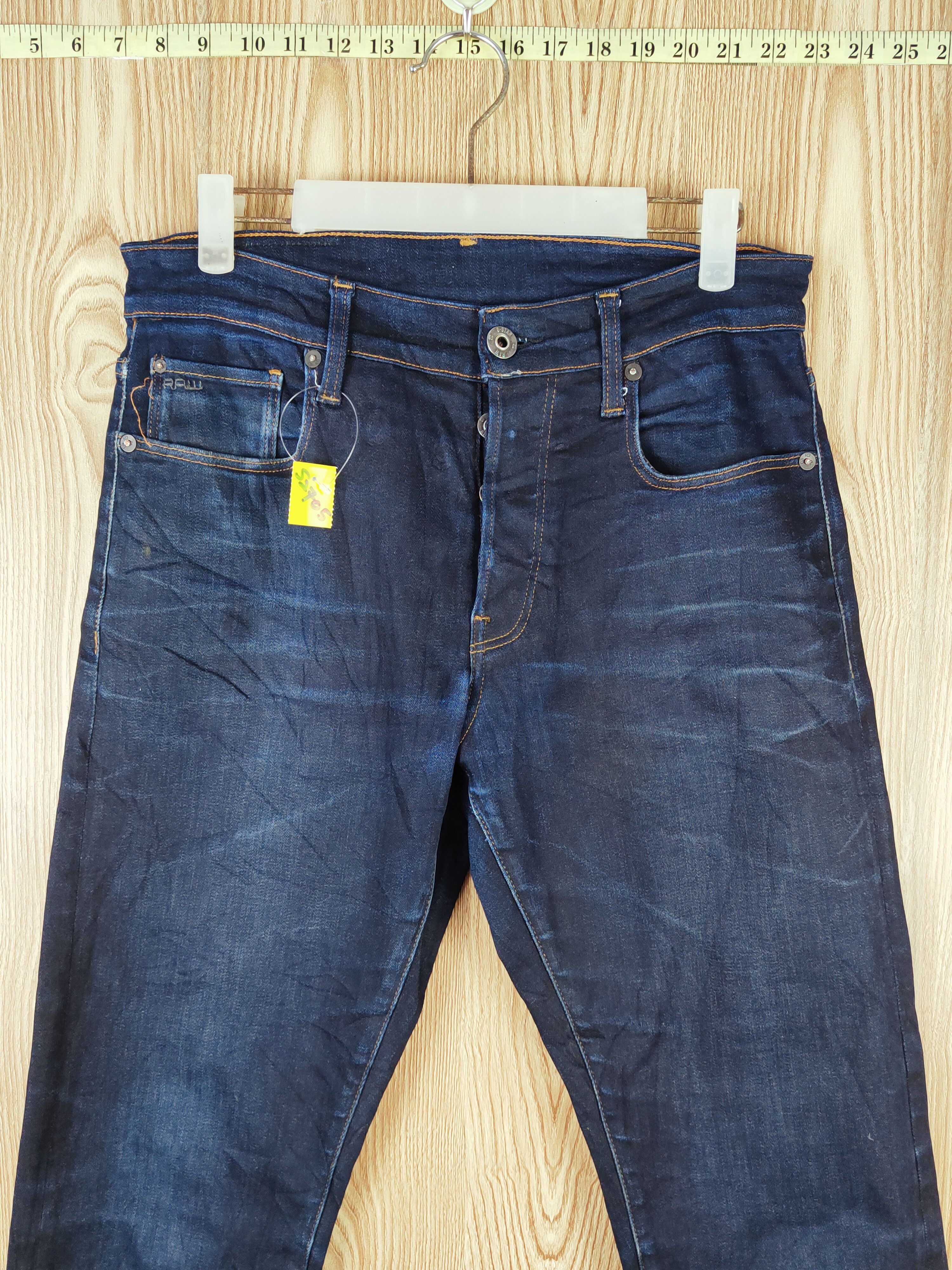 G-Star G-Star Raw Dark Blue Distressed Ripped Jeans #S2705 Size US 30 / EU 46 - 2 Thumbnail