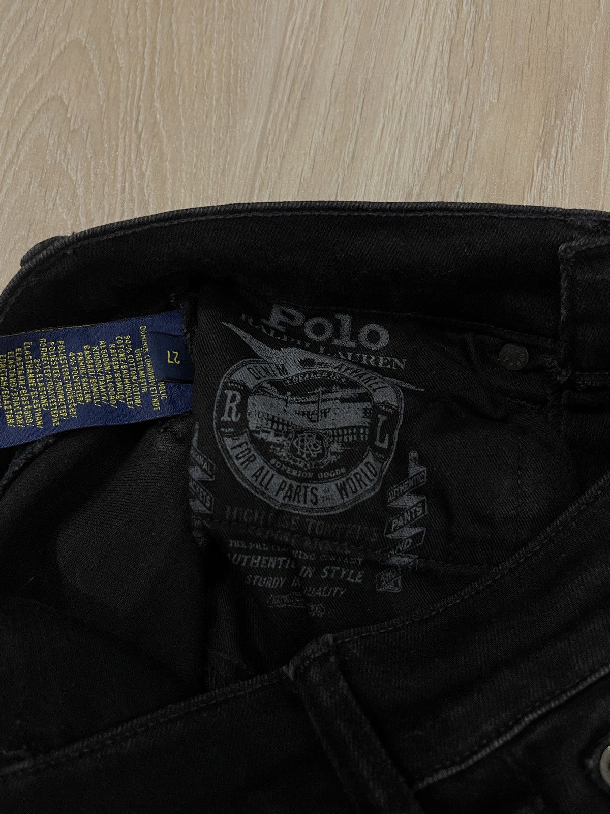 Polo Ralph Lauren × Vintage Polo Ralph Lauren black woman jeans denim Size 27" / US 4 / IT 40 - 7 Thumbnail