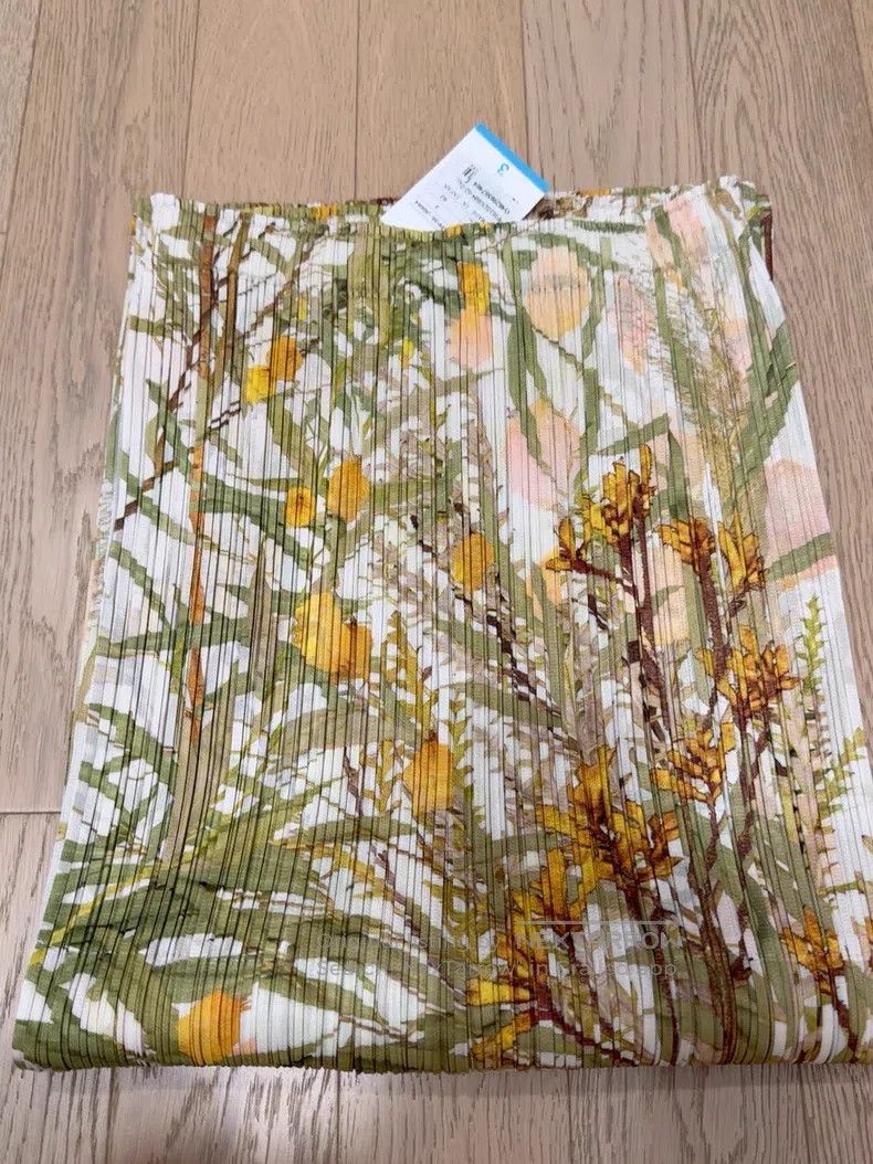 Issey Miyake Issey Miyake size:3 Yellow Midi Skirt Size 31" - 1 Thumbnail