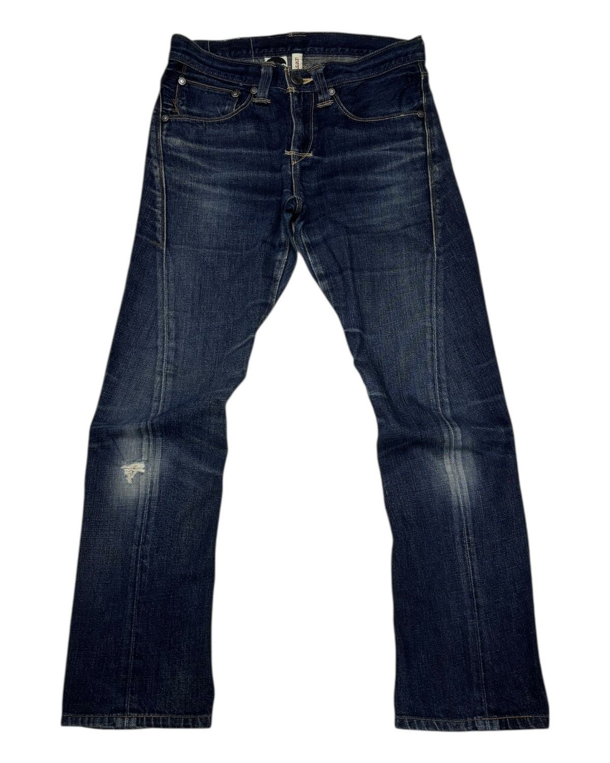 Engineered Garments × Levi's LEVIS ENGINEERED BLUE DISTRESSED DENIM JEANS Size 29" - 1 Thumbnail