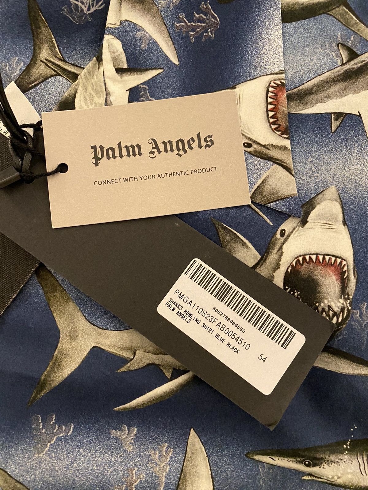 Palm Angels Palm Angels Sharks Bowling Shirt XXL Size US XXL / EU 58 / 5 - 9 Thumbnail