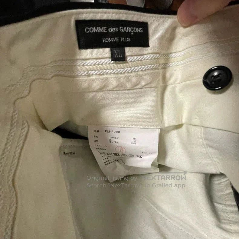 Comme des Garcons Comme Des Garçons Homme Plus Linen Trousers. Size US 26 / EU 42 - 2 Thumbnail