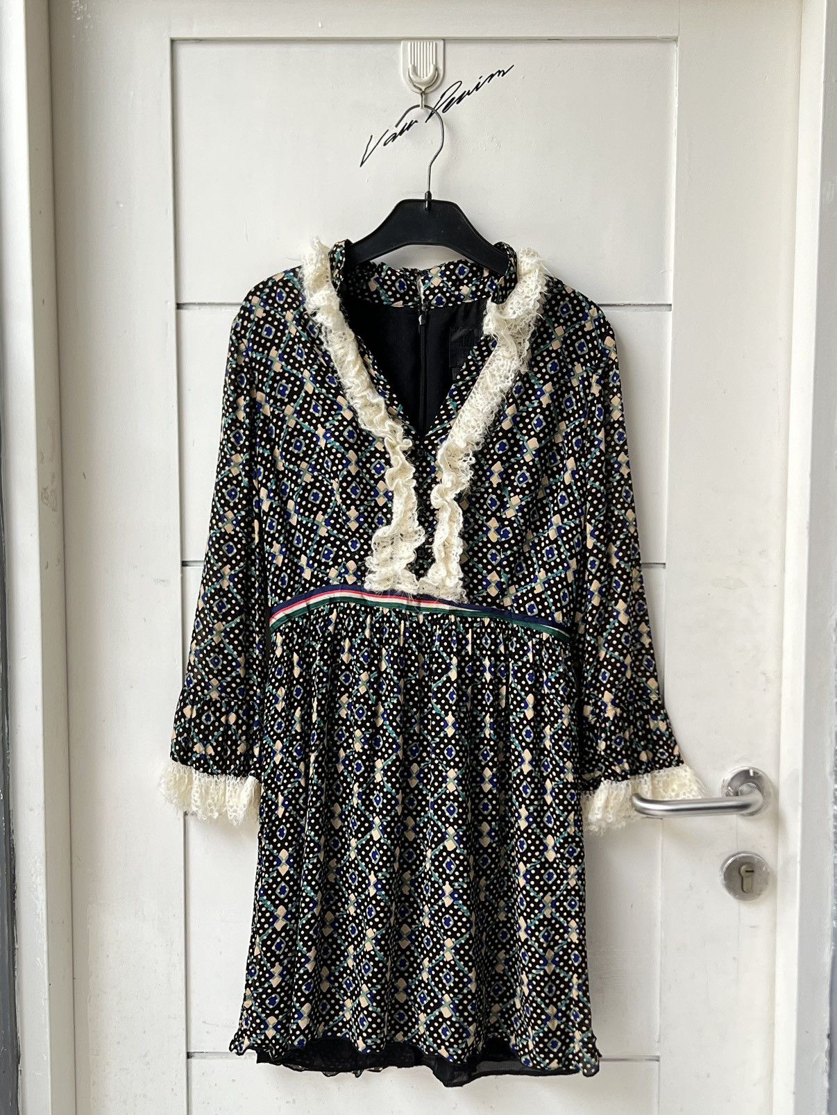 Anna Sui ANNA SUI Motive Midi Dress Size XS / US 0-2 / IT 36-38 - 15 Thumbnail