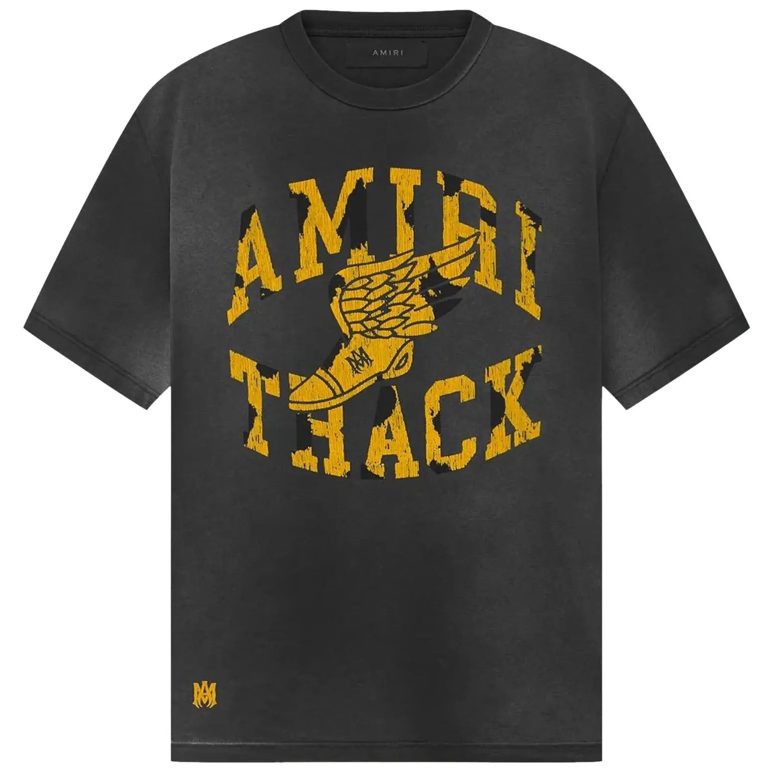 Amiri Track Tee Faded Black Size US L / EU 52-54 / 3 - 1 Preview