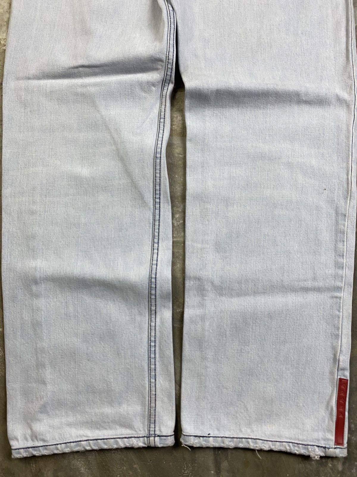 Prada Prada - SS00 Red Tab Denim Jeans Size US 34 / EU 50 - 6 Thumbnail