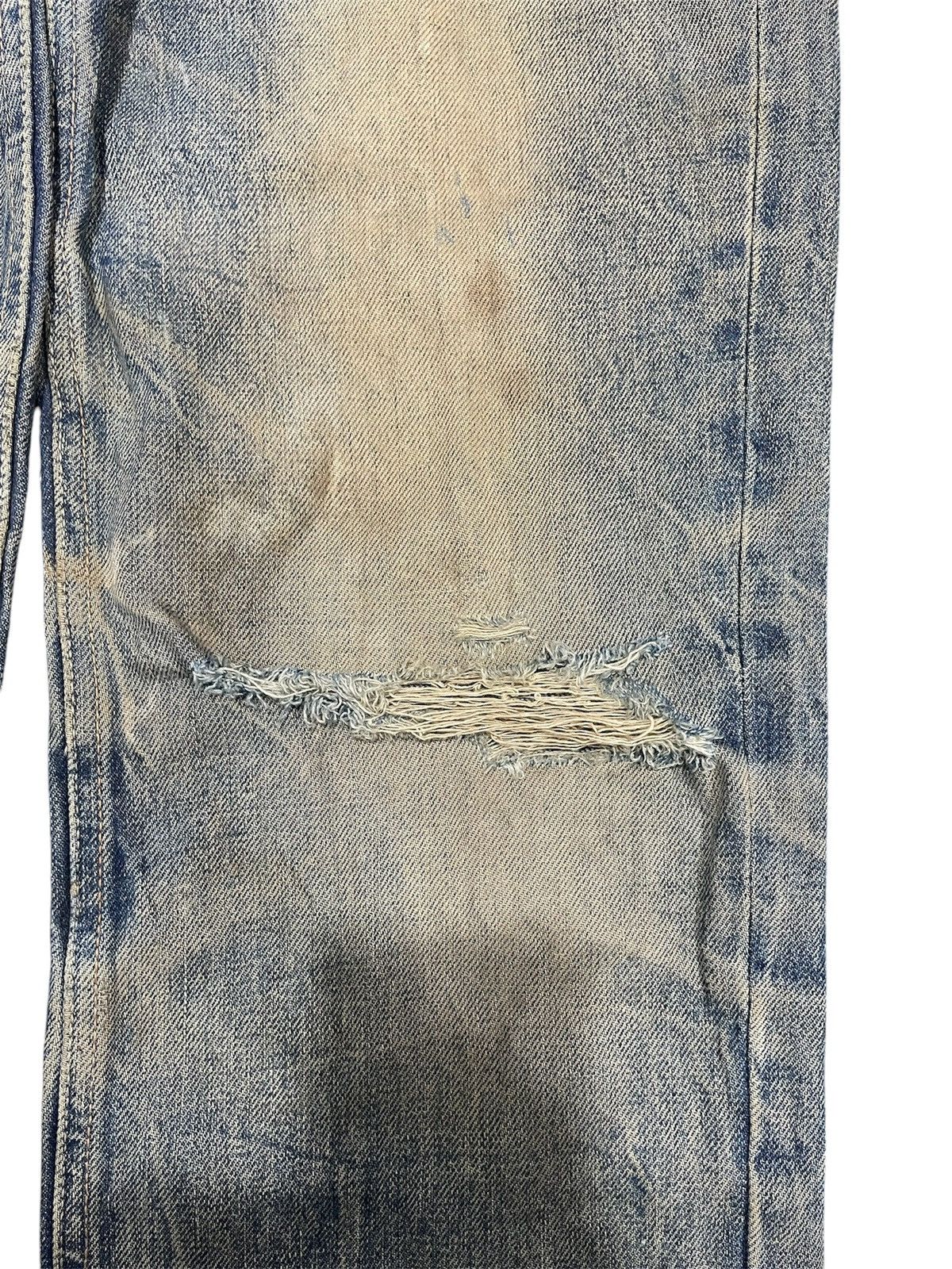 Japanese Brand × Vintage Vintage Japanese Brand Mudwash Distressed Ripped Denim Size US 34 / EU 50 - 8 Thumbnail