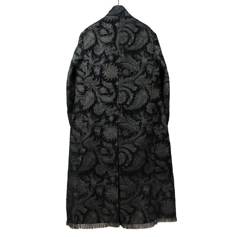 Yohji Yamamoto Yohji Yamamoto Pour Homme Ink dyed Gobelin Stand Collar Coat Size US S / EU 44-46 / 1 - 2 Thumbnail