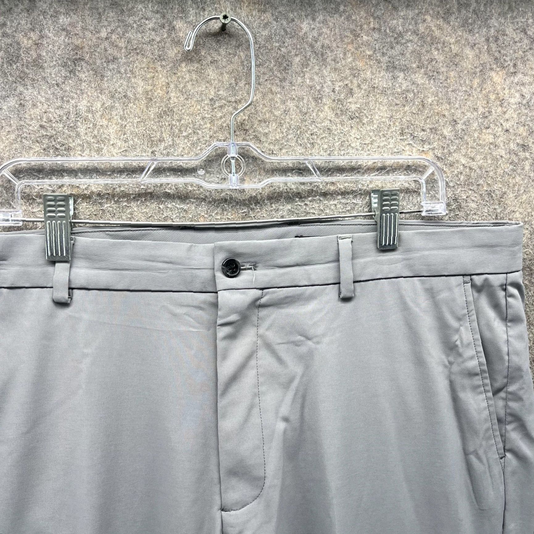 Vintage Greg Norman Pants Mens 38x32 Gray Stretch Golf Trousers Lightweight Casual Shirt? Size US 38 / EU 54 - 6 Thumbnail