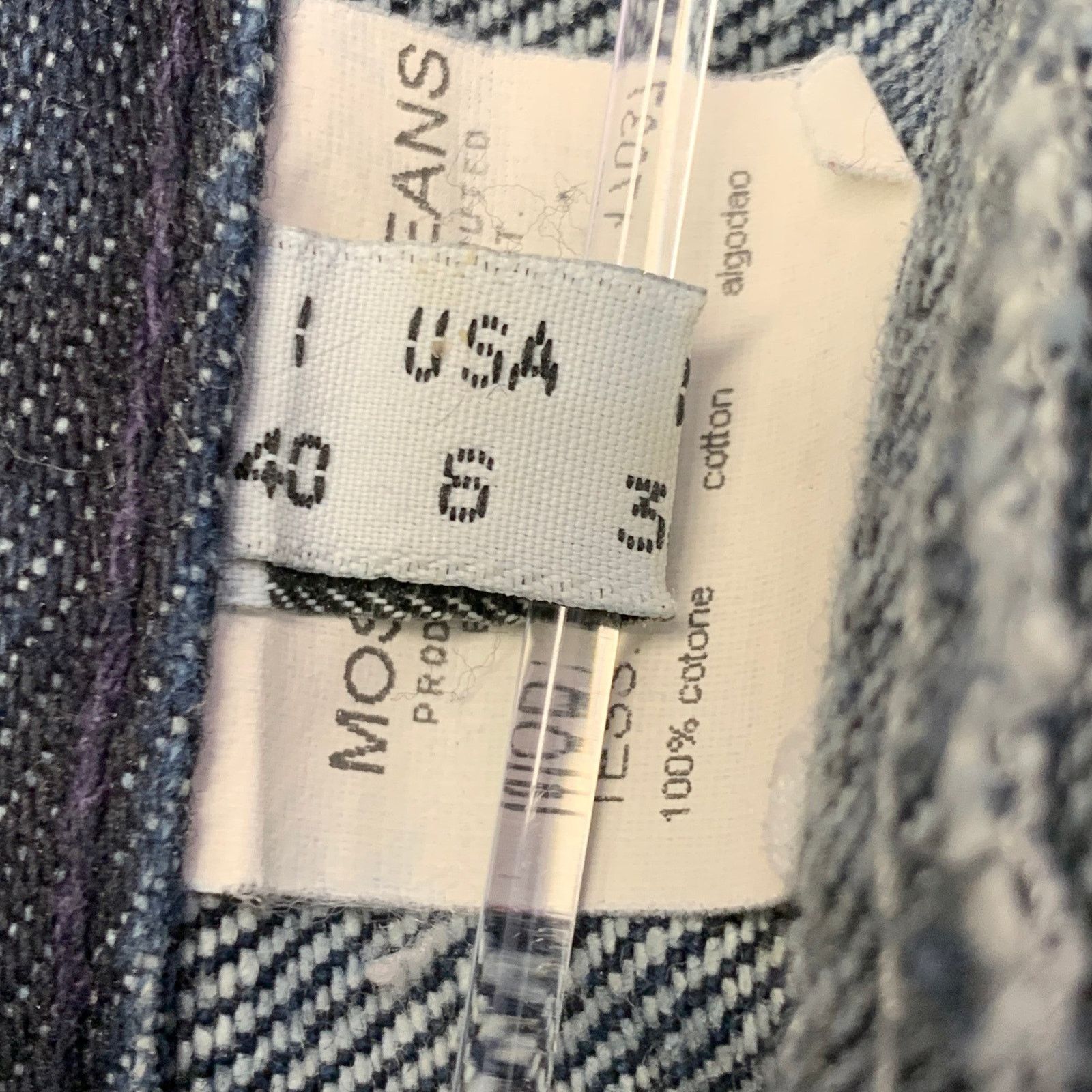 Moschino MOSCHINO Size 6 Indigo Denim Twill Floral Straight Jeans Size 28" / US 6 / IT 42 - 5 Thumbnail
