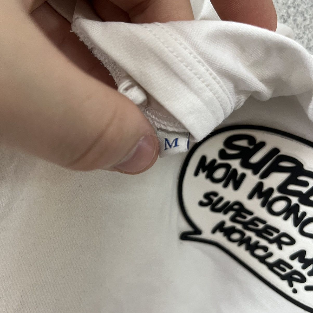 Moncler Moncler | Logo Printed T-Shirt White M Size US M / EU 48-50 / 2 - 12 Thumbnail