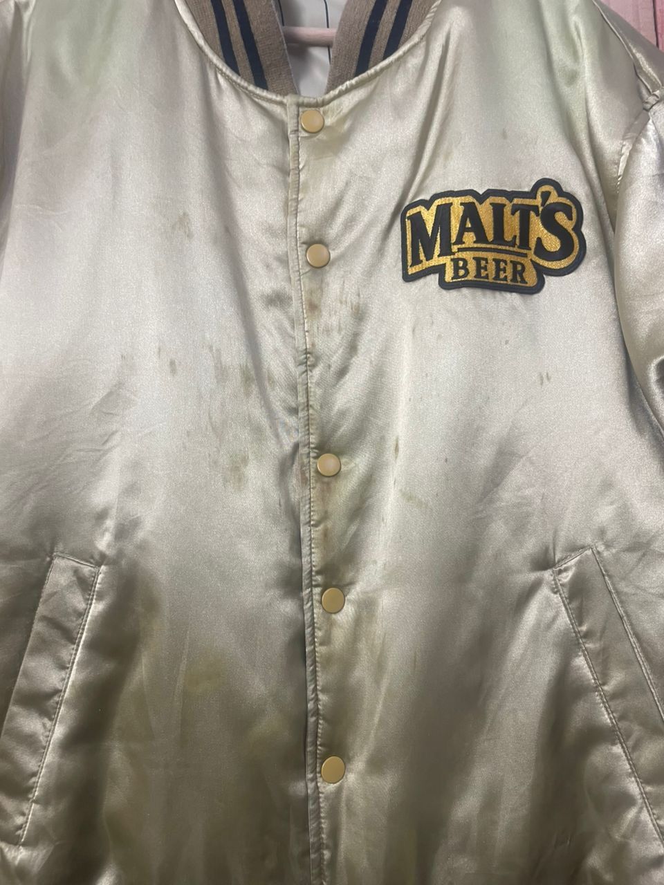 Designer × Vintage Vintage Malt’s beer Varsity Jacket Reversable Size US M / EU 48-50 / 2 - 10 Thumbnail