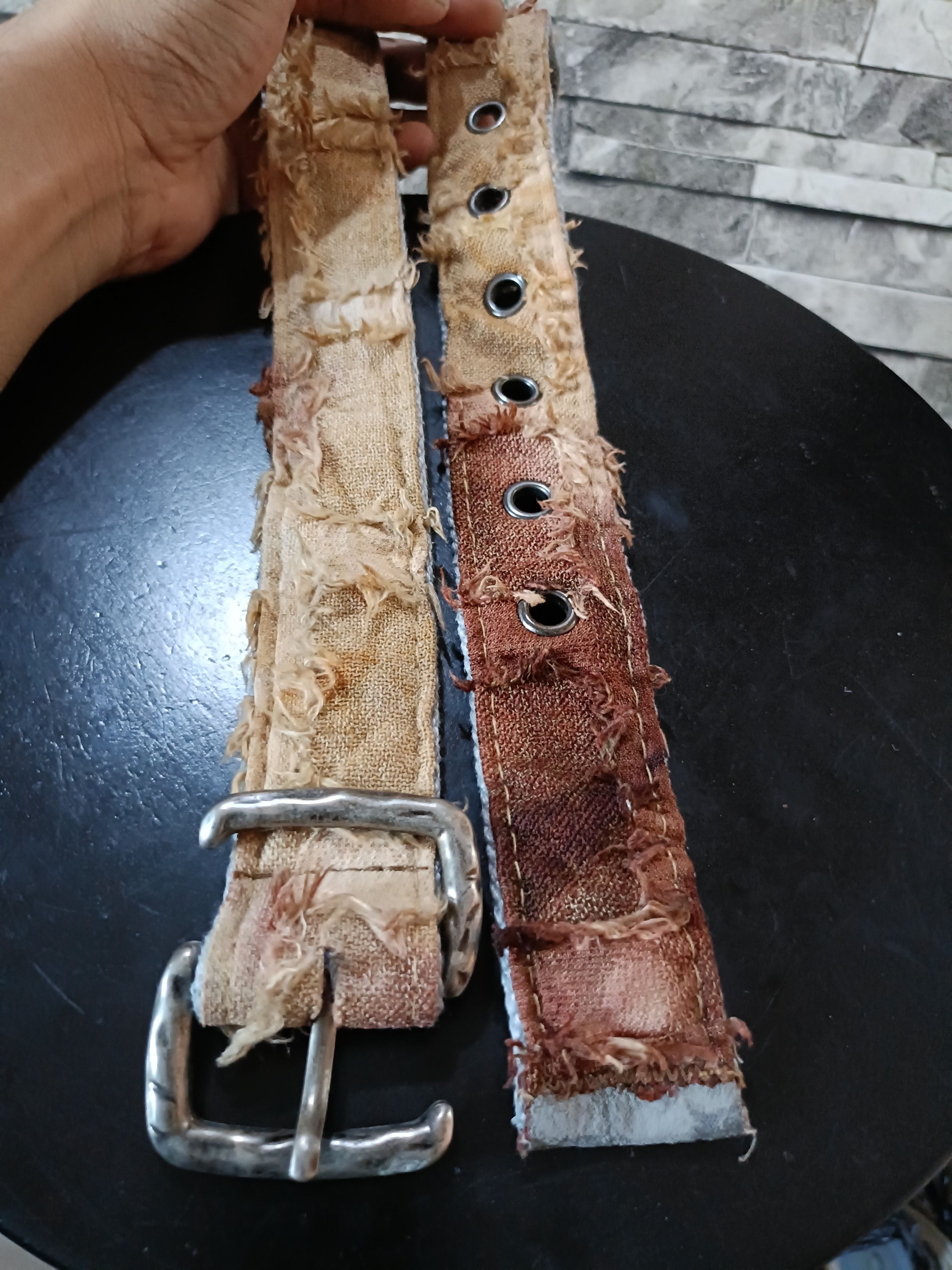 Japanese Brand Vintage japanese boro sashiko belt Size ONE SIZE - 2 Thumbnail