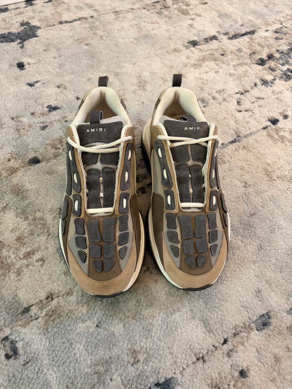 Amiri Amiri Bone Runner low top-laced-up sneakers Size US 13 / EU 46 - 1 Thumbnail