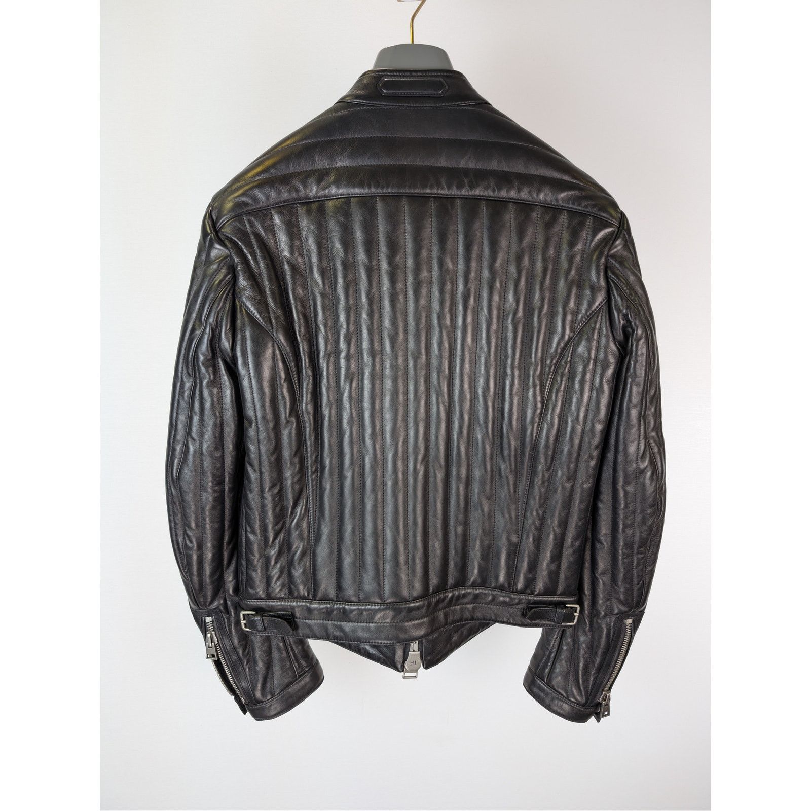 Tom Ford o1rshd1 Leather Wear Biker Jacket in Black Size US M / EU 48-50 / 2 - 11 Thumbnail