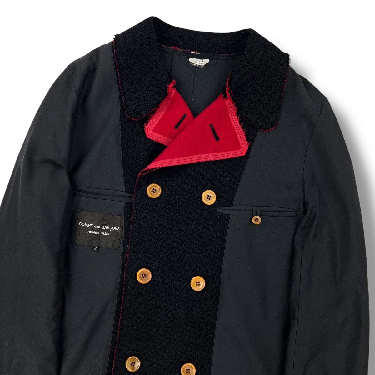 Comme des Garcons Homme Plus Comme des Garçons Homme Plus AW02 Inside Out Coat Size US M / EU 48-50 / 2 - 1 Thumbnail