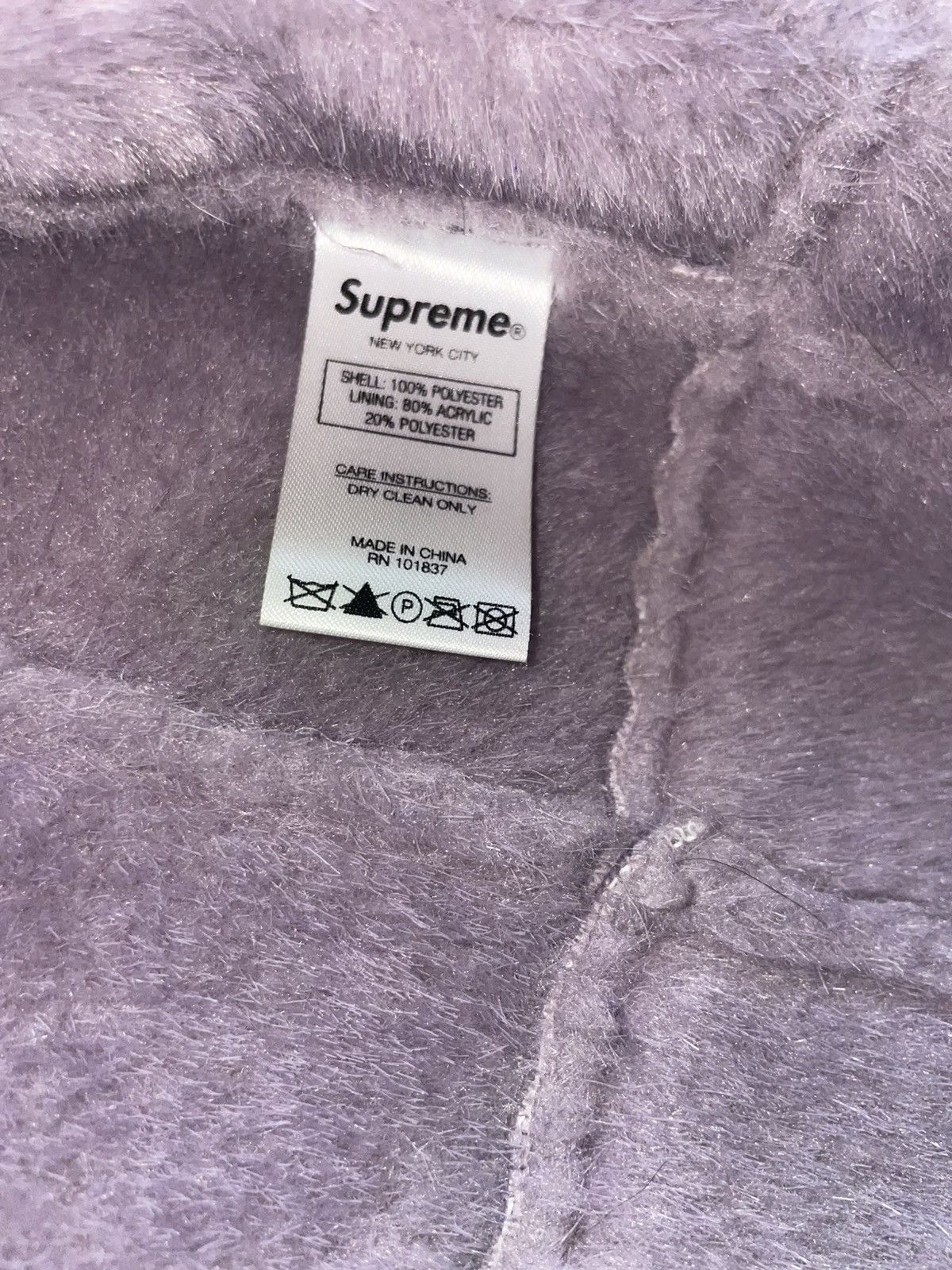 Supreme Supreme Faux Fur Suede Patchwork Hooded Jacket Size US M / EU 48-50 / 2 - 7 Thumbnail