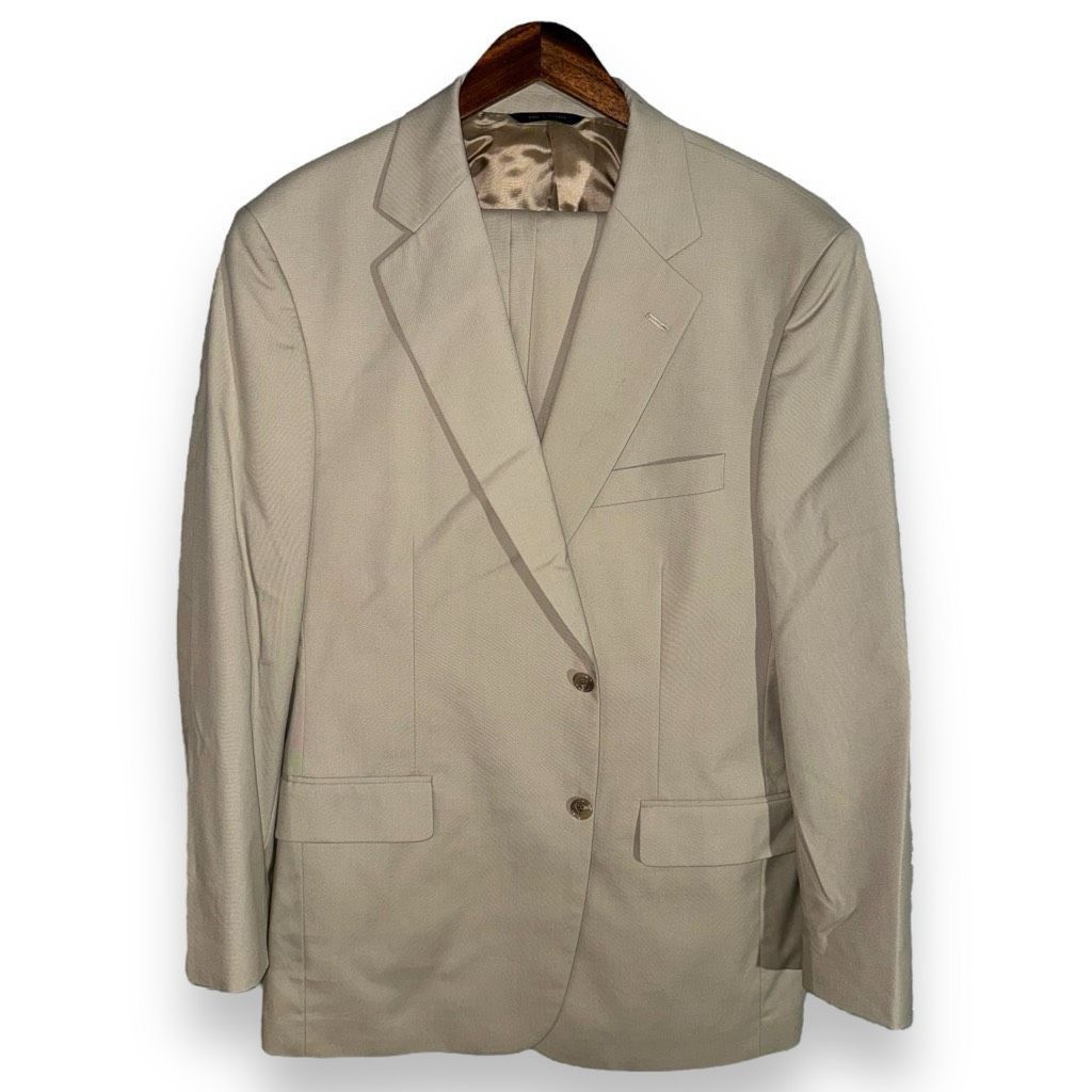 Tan Brooks Brothers Brookscool Poplin Piece Suit 42R