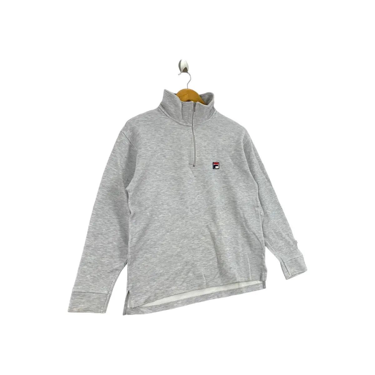Fila Vintage FILA Small Embroidered Logo Half Zipper Sweater Size US M / EU 48-50 / 2 - 3 Thumbnail