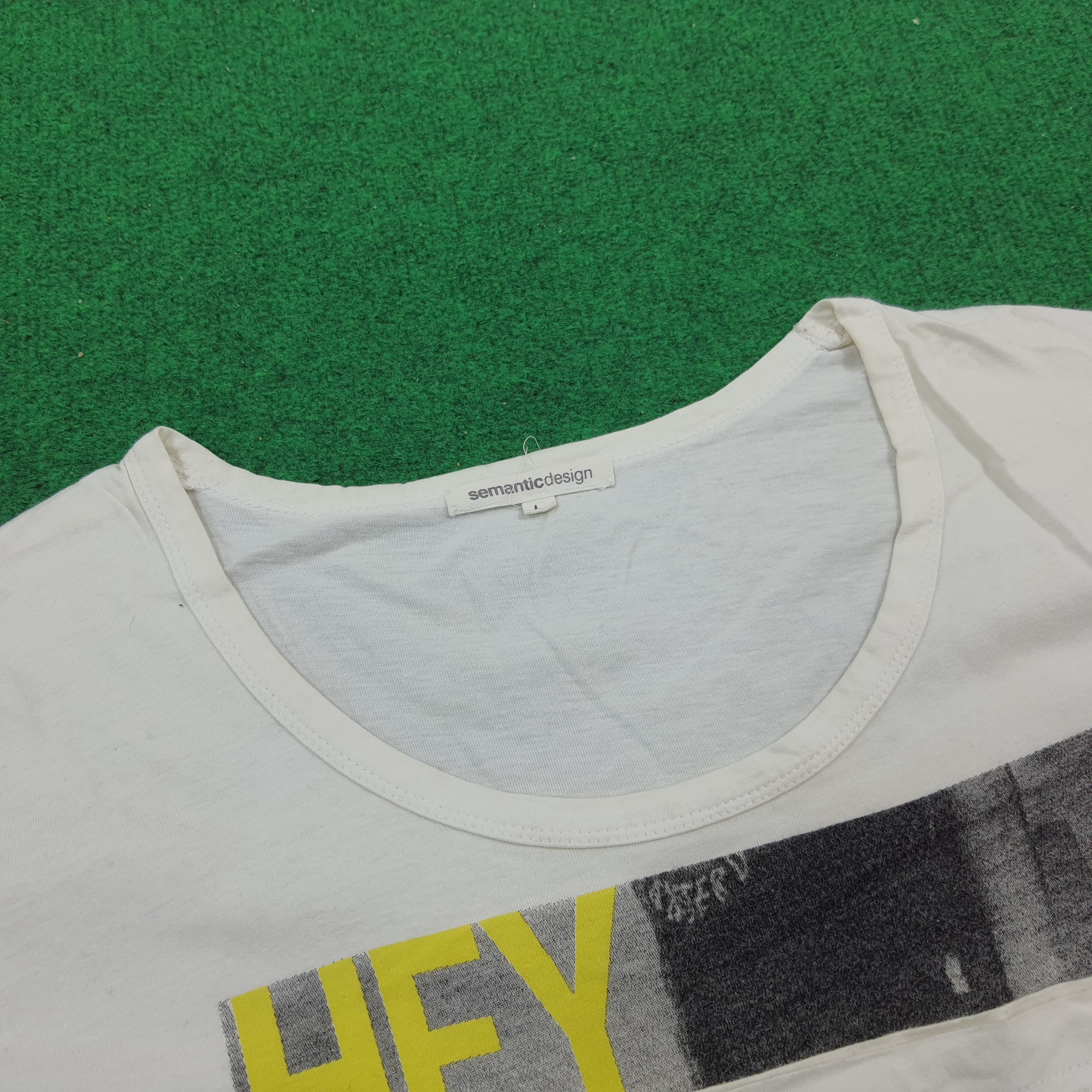 Vintage × semanticdesign Vintage Semantic Design Streetwear Photo Tee Tshirt Size US M / EU 48-50 / 2 - 4 Thumbnail