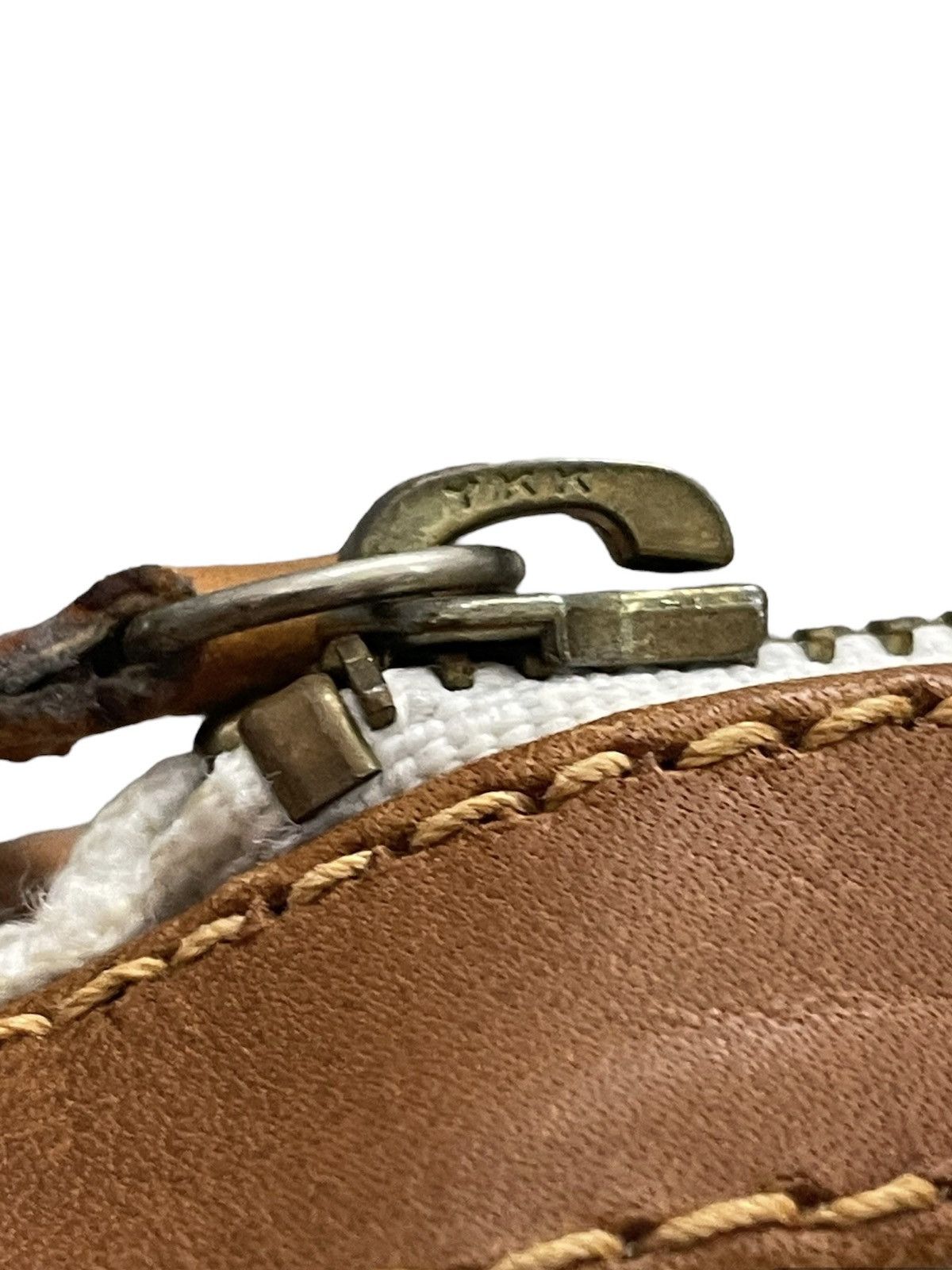 Trussardi × Vintage 80s Trussardi Italy Canvas Leather Travel Bag | Old Money Size ONE SIZE - 9 Thumbnail