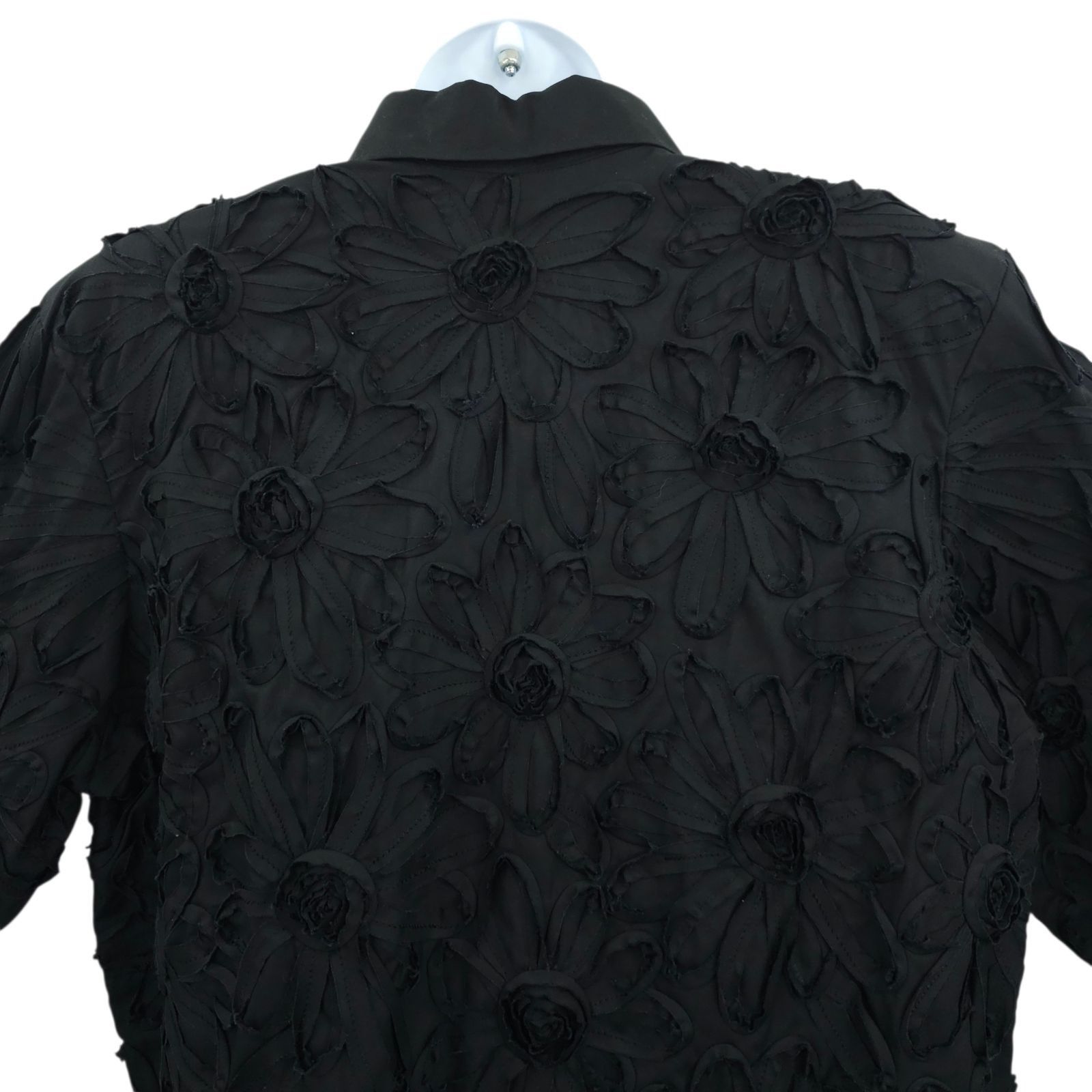 Other Pong Poco Shirt XL Fabric Ribbons Textured Flower Boho Artsy Size XL / US 12-14 / IT 48-50 - 14 Thumbnail