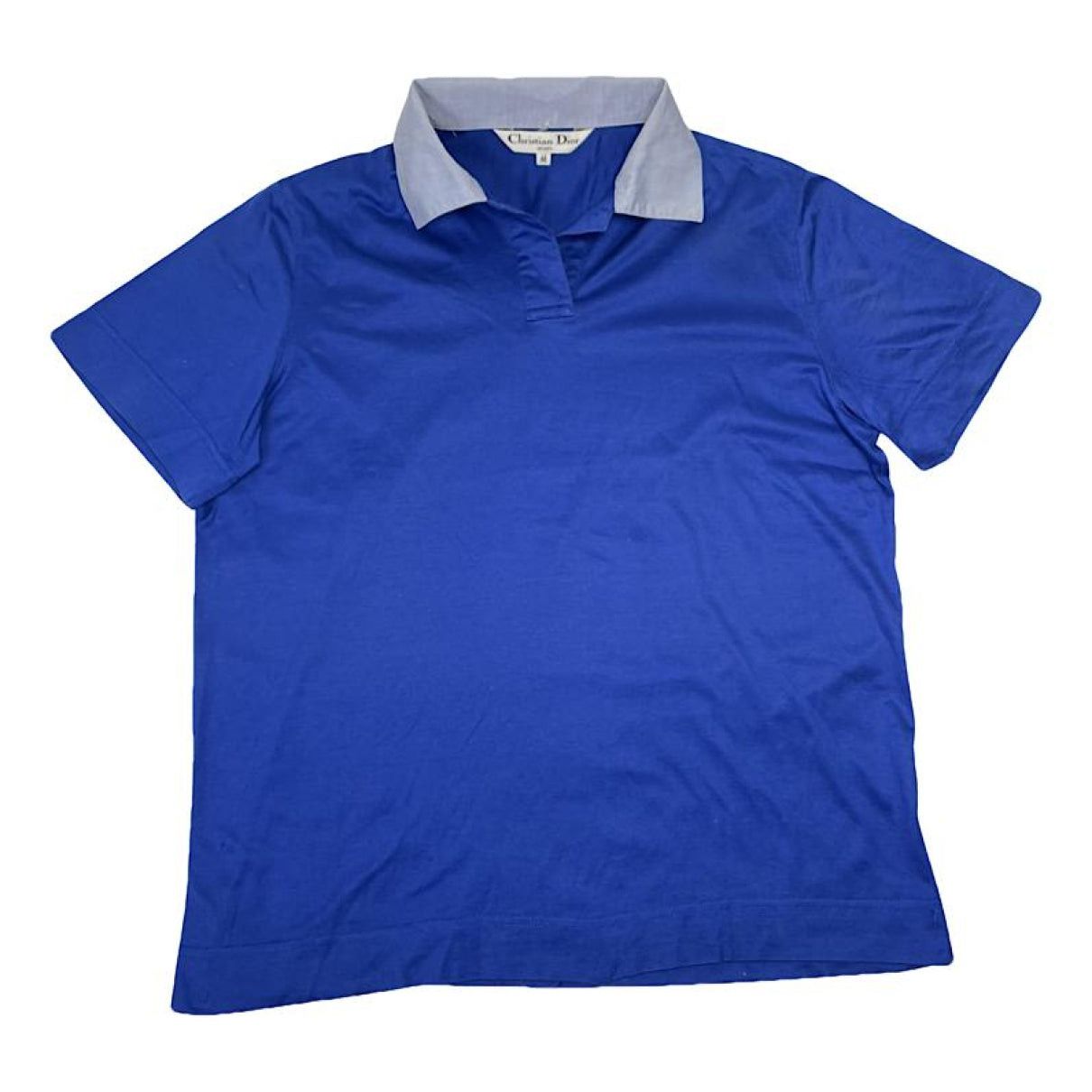 Other Dior Homme Blue Cotton Polo Shirt Size S / US 4 / IT 40 - 1 Thumbnail