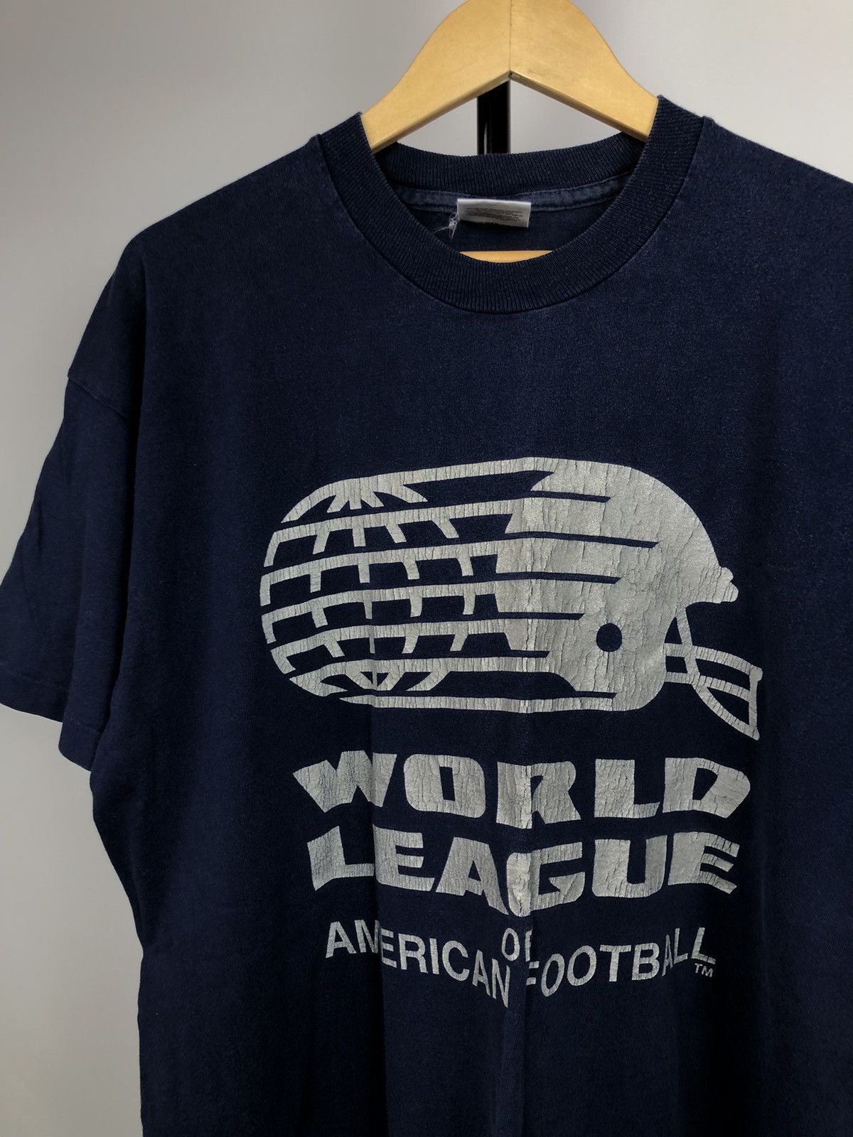 NFL × Vintage Very Vintage 90s World League American Football Single Stich Size US XL / EU 56 / 4 - 2 Thumbnail
