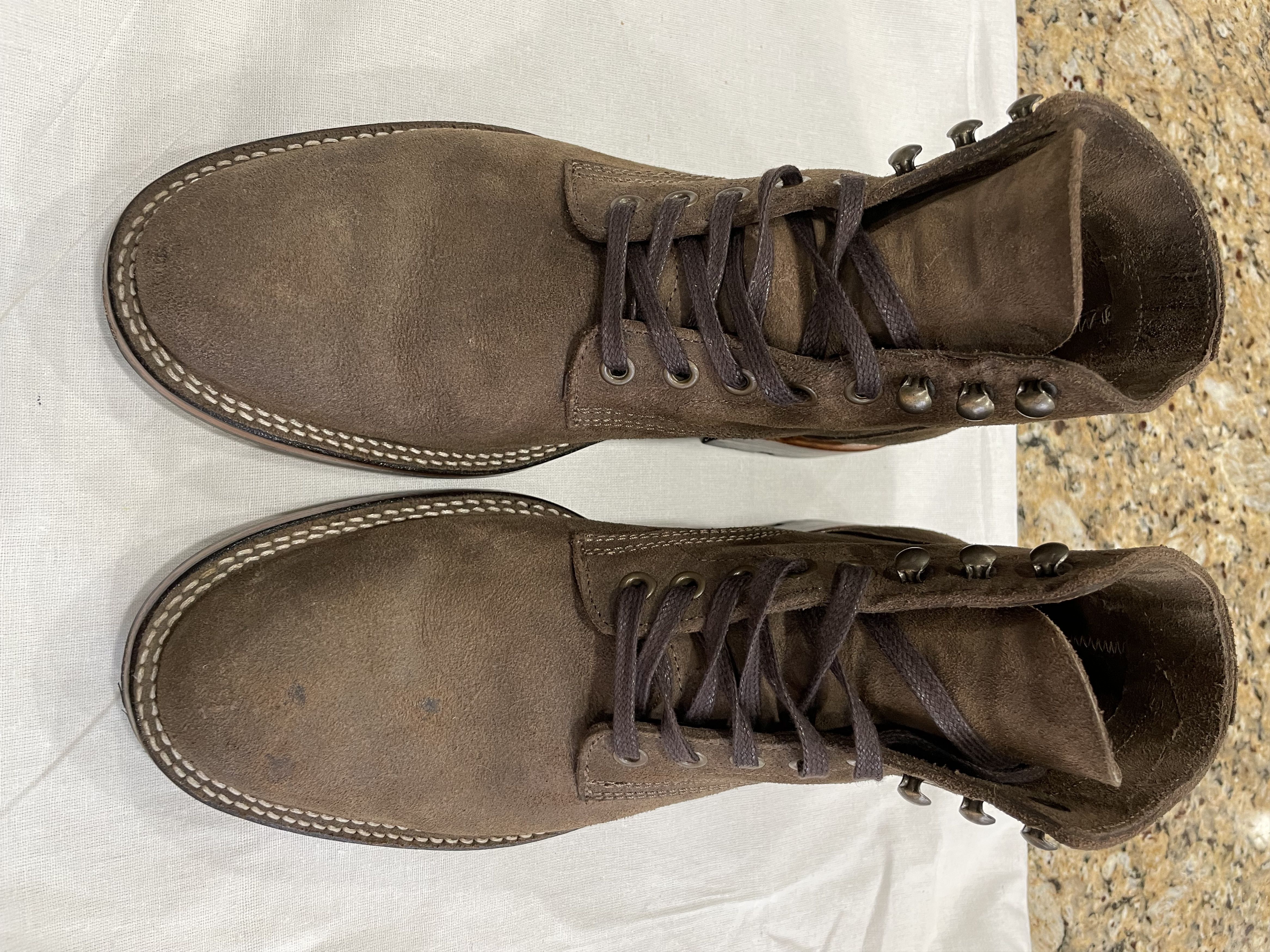 Parkhurst Parkhurst Allen Stitchdown in C.F. Stead Stone Waxed Mohawk Size US 8.5 / EU 41-42 - 1 Thumbnail