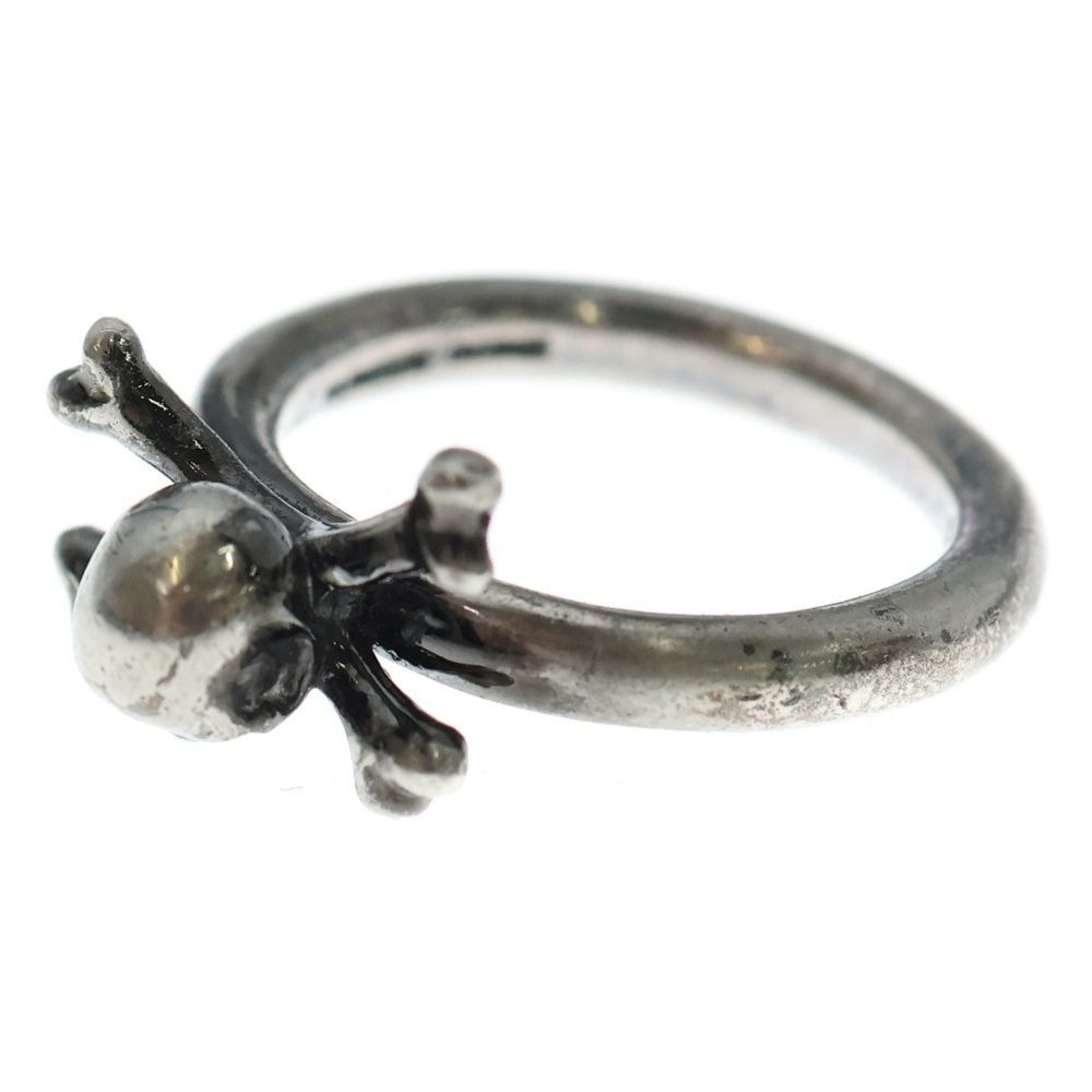 Number (N)ine Archive .925 Silver Skull Crossbone Ring Size ONE SIZE - 2 Thumbnail