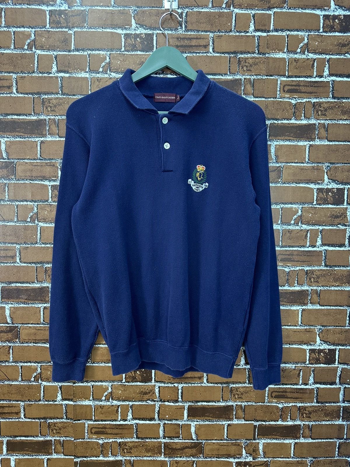 Chaps Ralph Lauren Chaps Ralph Lauren Vintage Polo Sweatshirt A909 Size US M / EU 48-50 / 2 - 1 Thumbnail