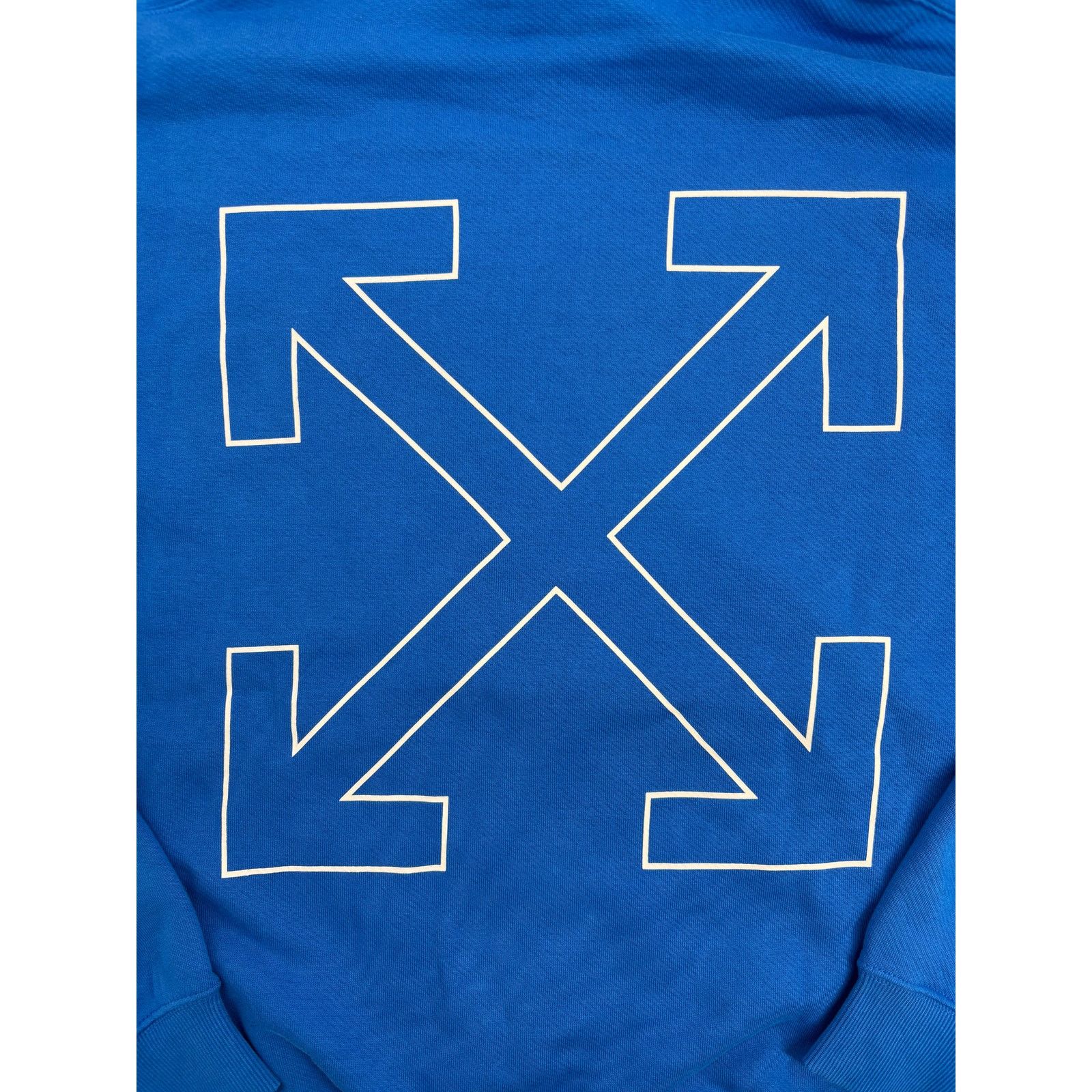 Off-White Off-White Blue Pullover Hoodie Size Large Size US L / EU 52-54 / 3 - 2 Thumbnail