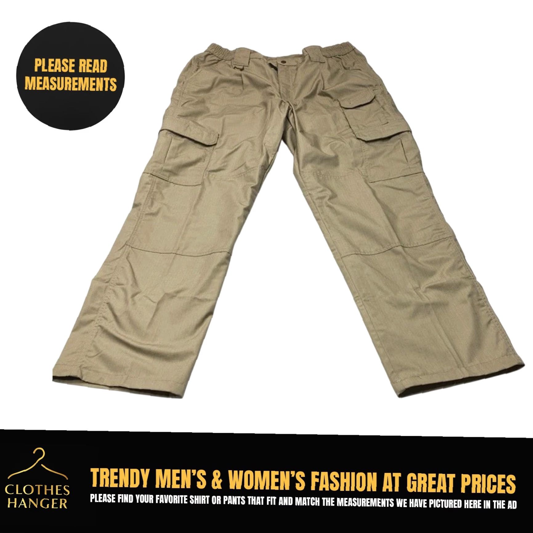 Propper Propper Tactical Cargo Pants Men’s Size 40 x 32 Tan Rip Stop Straight Leg 7967 Size US 40 / EU 56 - 2 Thumbnail