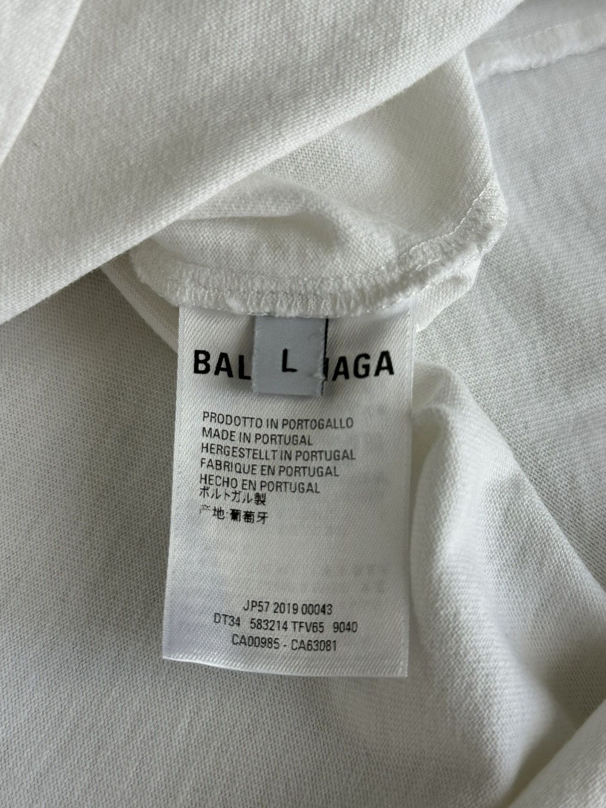 Balenciaga Balenciaga Tee Shirt Size US L / EU 52-54 / 3 - 4 Thumbnail