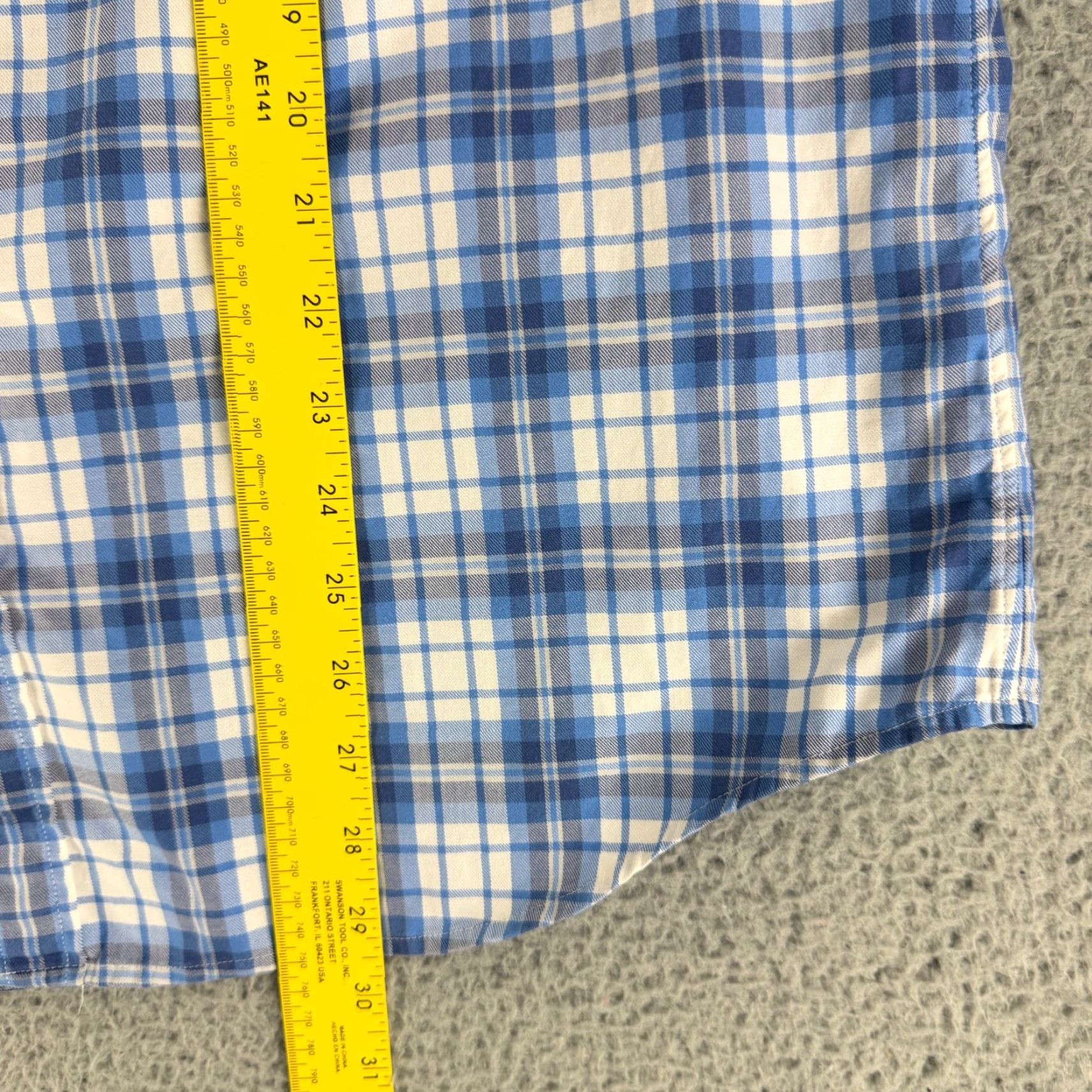Vineyard Vines Vineyard Vines Button-Down Shirt Mens Large Blue Plaid Classic Tucker LS Shirt Men Large Blue Plaid Classic Fit Size US L / EU 52-54 / 3 - 6 Thumbnail