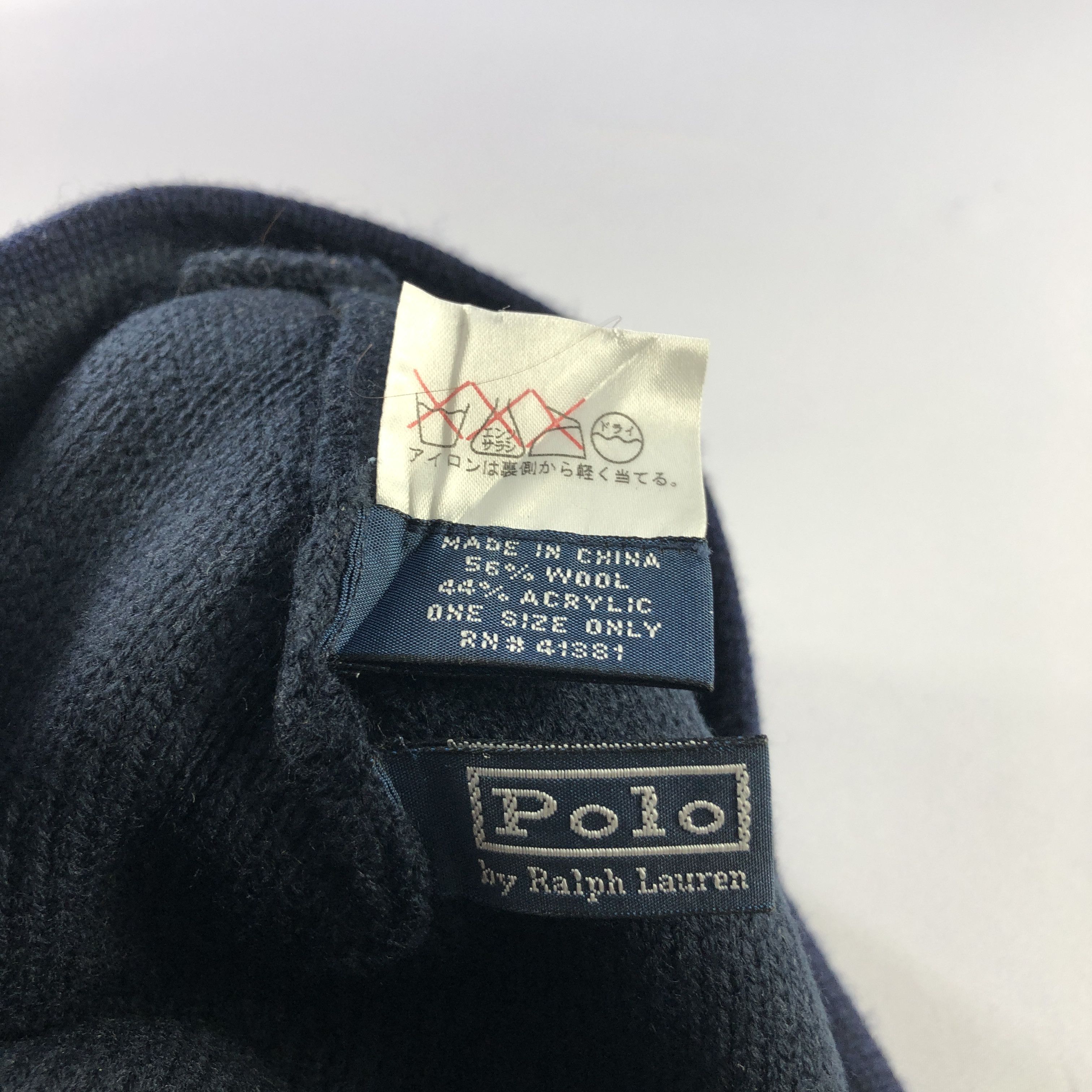 Polo Ralph Lauren Polo Ralph Lauren Fisherman Wool Knit Beanie Snowcap B1073 Size ONE SIZE - 5 Thumbnail