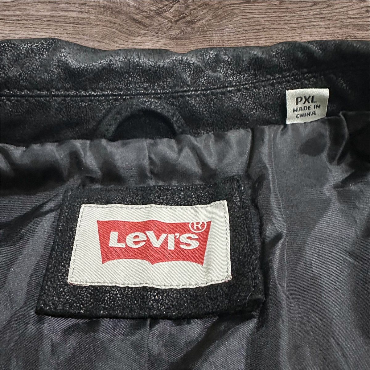 Levi's Levis Petite XL Leather Trucker Jacket Size XL / US 12-14 / IT 48-50 - 2 Thumbnail