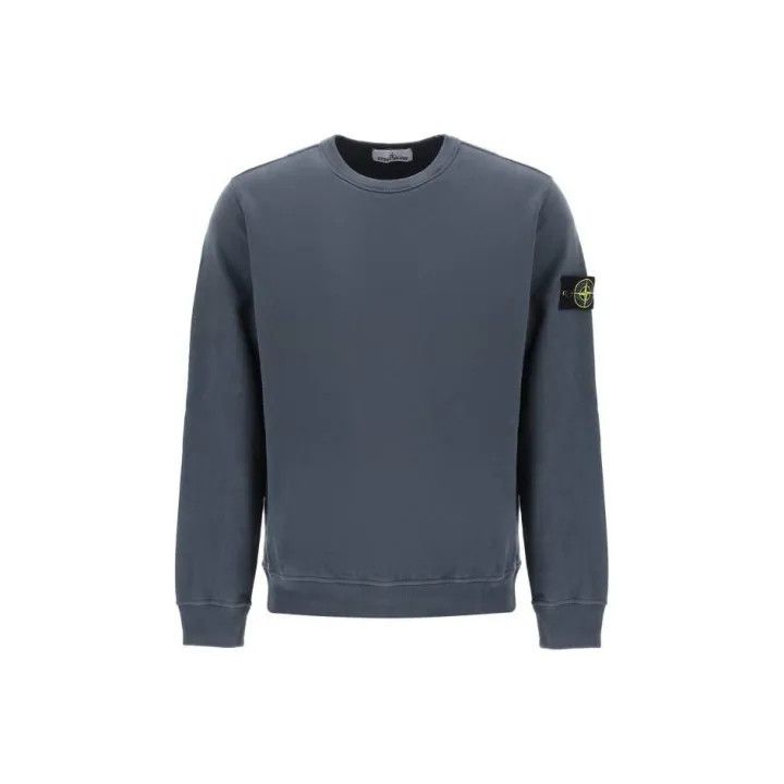 Stone Island Stone Island Grey Logo Sweatshirt for Men Size US XL / EU 56 / 4 - 1 Thumbnail