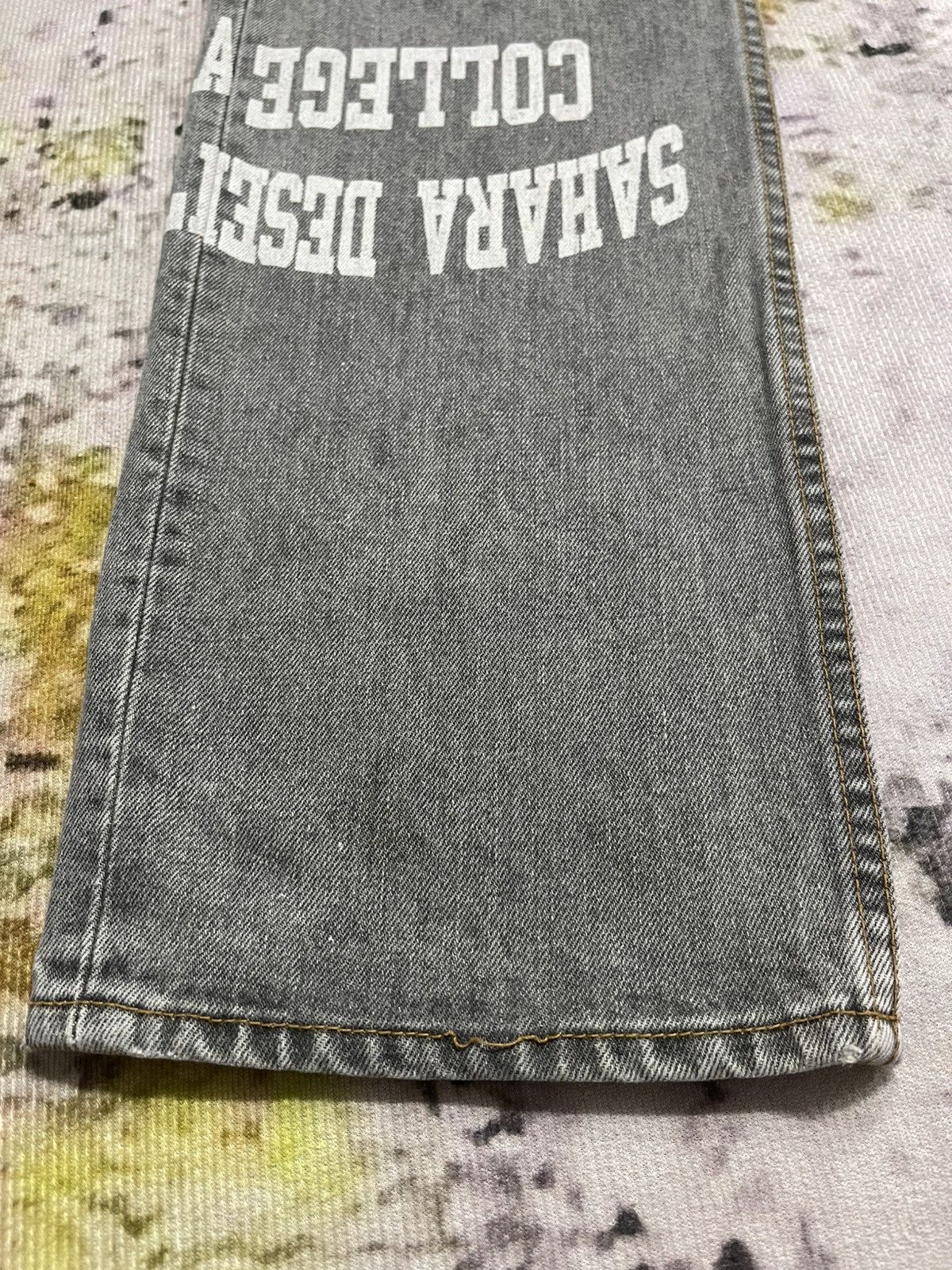 Beams Japan Japan Beams Vintage Painted Galapagos Football Jeans Size US 31 - 3 Thumbnail