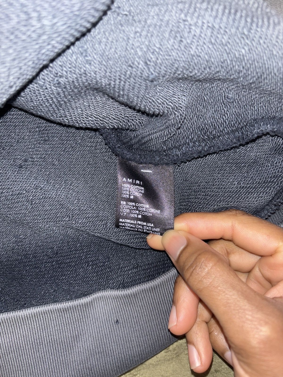 Amiri Amiri washed shotgun crewneck Size US XL / EU 56 / 4 - 8 Thumbnail