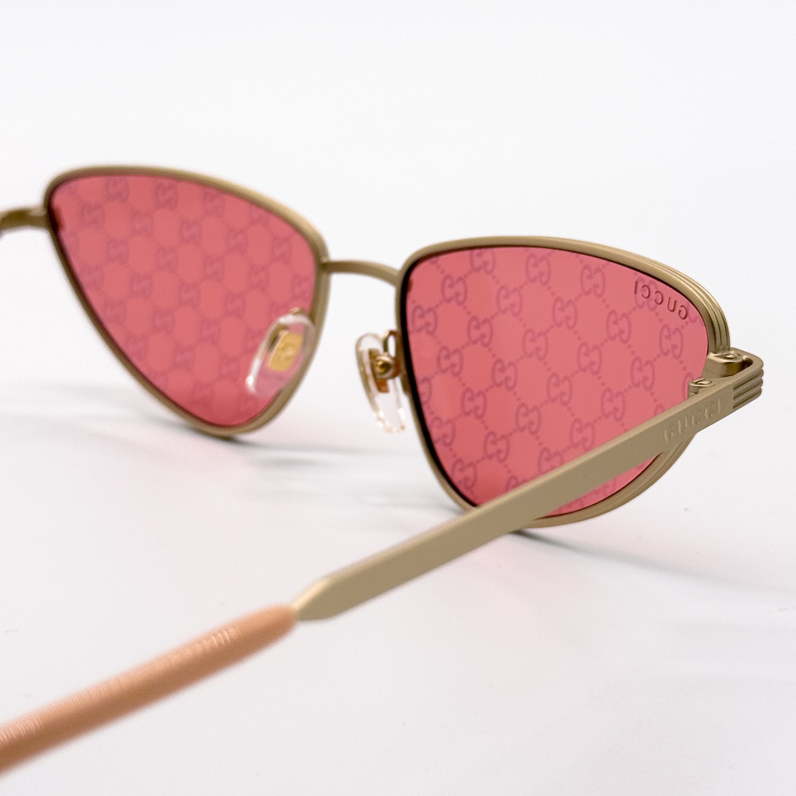 Gucci NEW GUCCI GG1879S 004 GOLD RED WOMEN SUNGLASSES GUCCI Size ONE SIZE - 7 Thumbnail