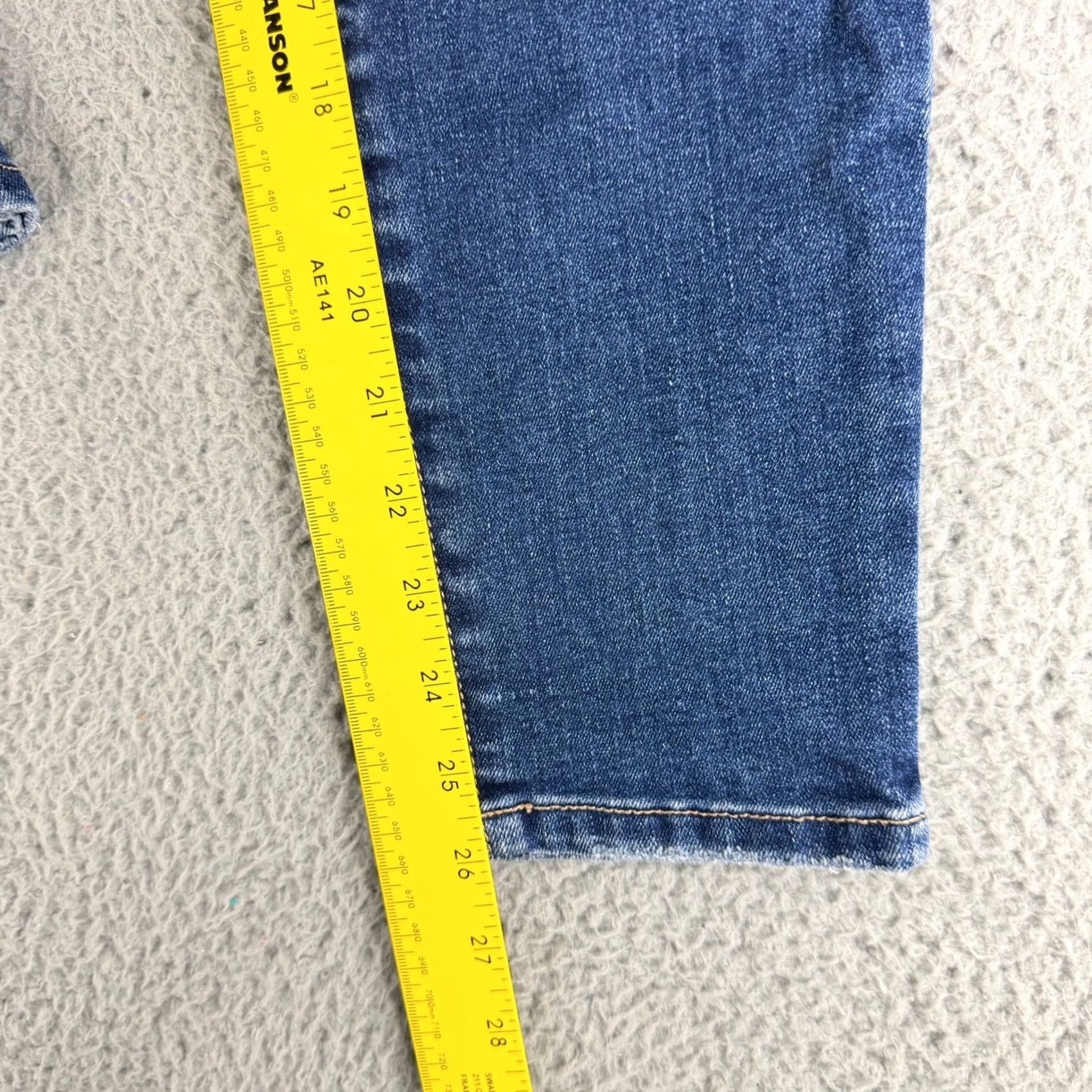 Vintage Current Elliott Jeans Skinny 28 Women Medium Wash Denim 5-Pocket Stretch Sleeves? Size 28" / US 6 / IT 42 - 7 Thumbnail