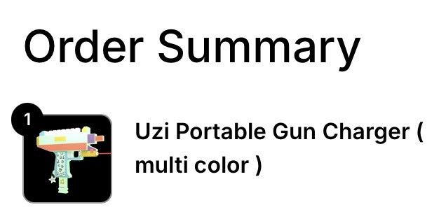 Niche UNRELEASED VINCENT PEAK UZI PORTABLE GUN CHARGER (BLACK) Size ONE SIZE - 13 Thumbnail