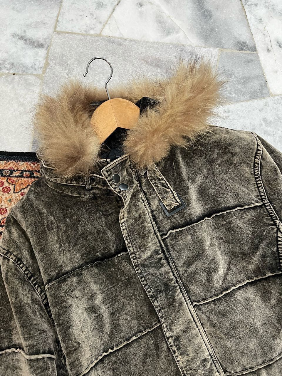 In The Attic × Le Grande Bleu (L.G.B.) In The Attic Faux Fur Jacket Size US L / EU 52-54 / 3 - 3 Thumbnail