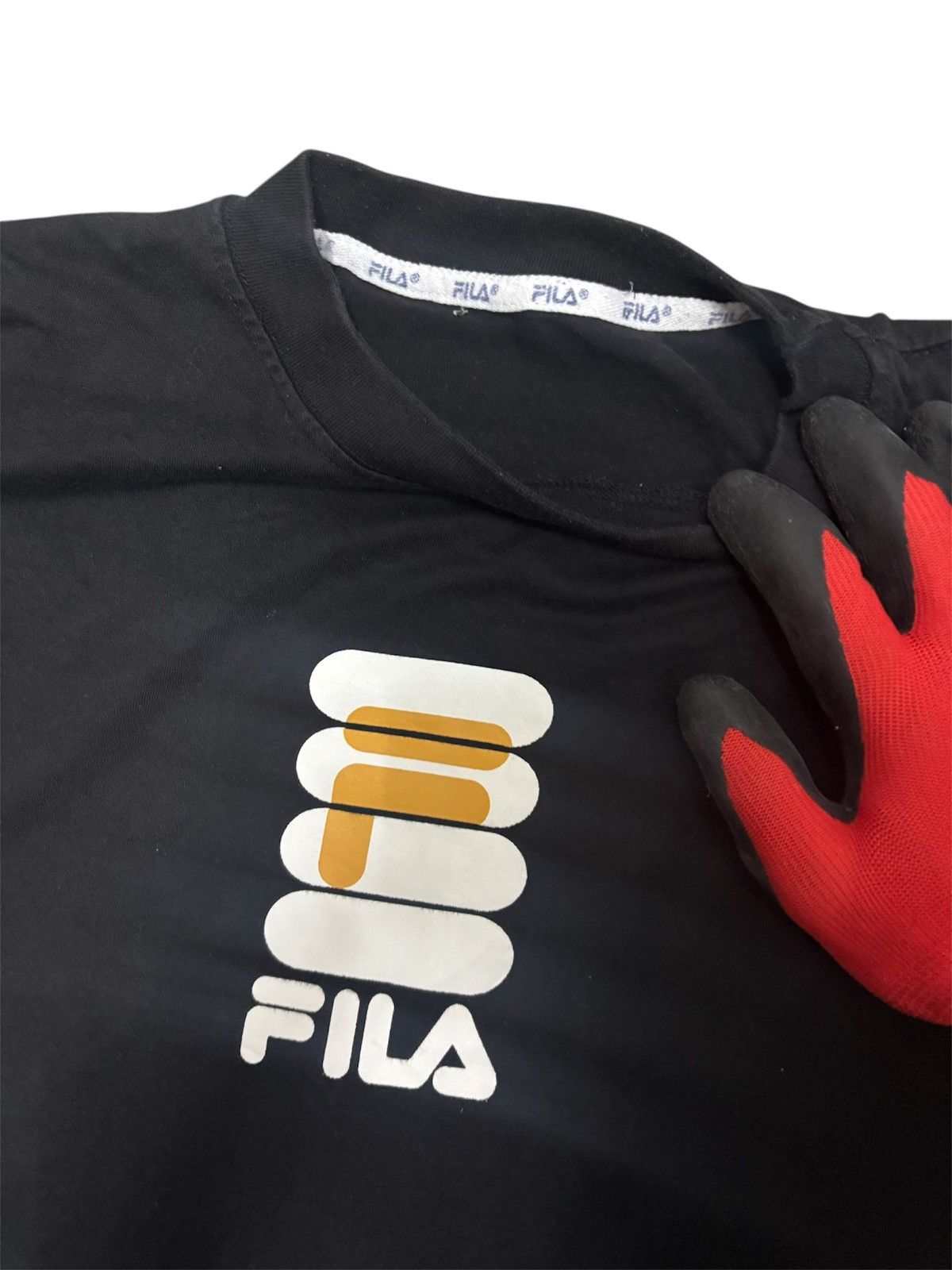 Fila Fila balck tshirt Size US M / EU 48-50 / 2 - 2 Thumbnail