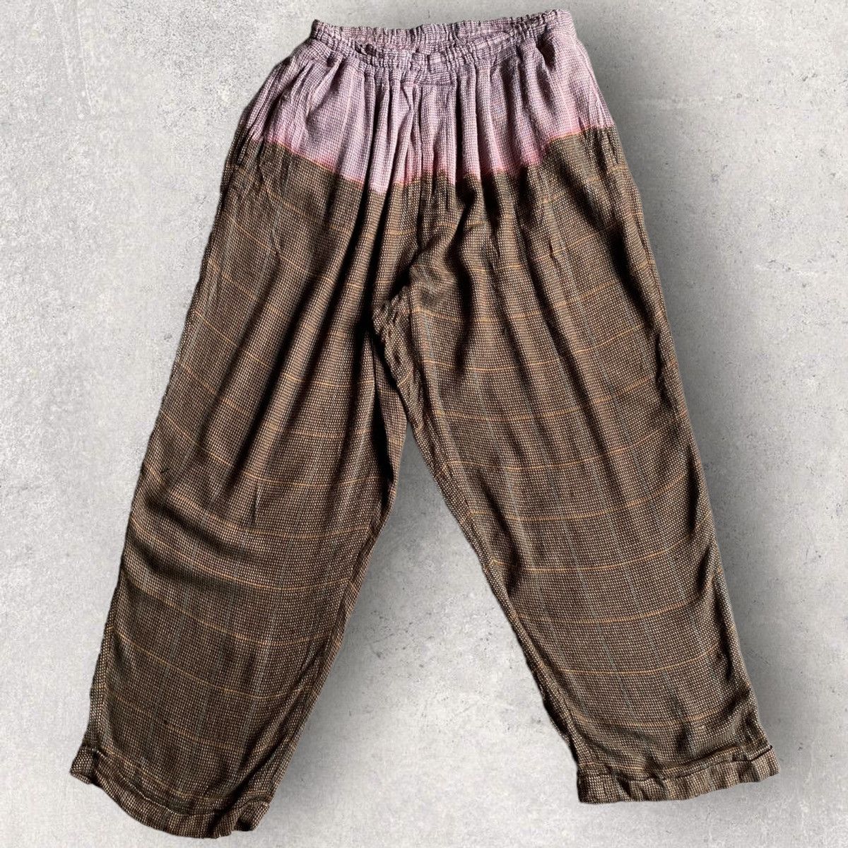 Comme des Garcons Vintage aw93 Runway Elastic waist Dye Pants Size US 32 / EU 48 - 3 Thumbnail