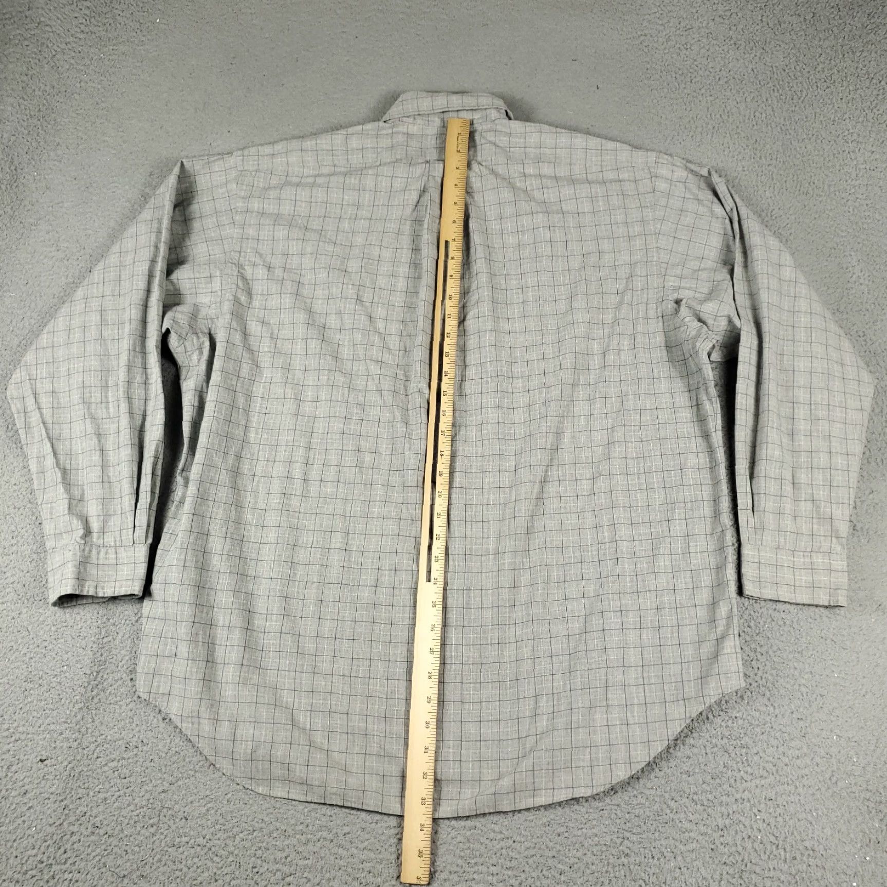 Ralph Lauren Ralph Lauren Shirt Mens XL Gray Plaid Button-Up Long Sleeve Casual Classic preppy 2000s Mens XL Gray Plaid Shirt Size US XL / EU 56 / 4 - 3 Thumbnail