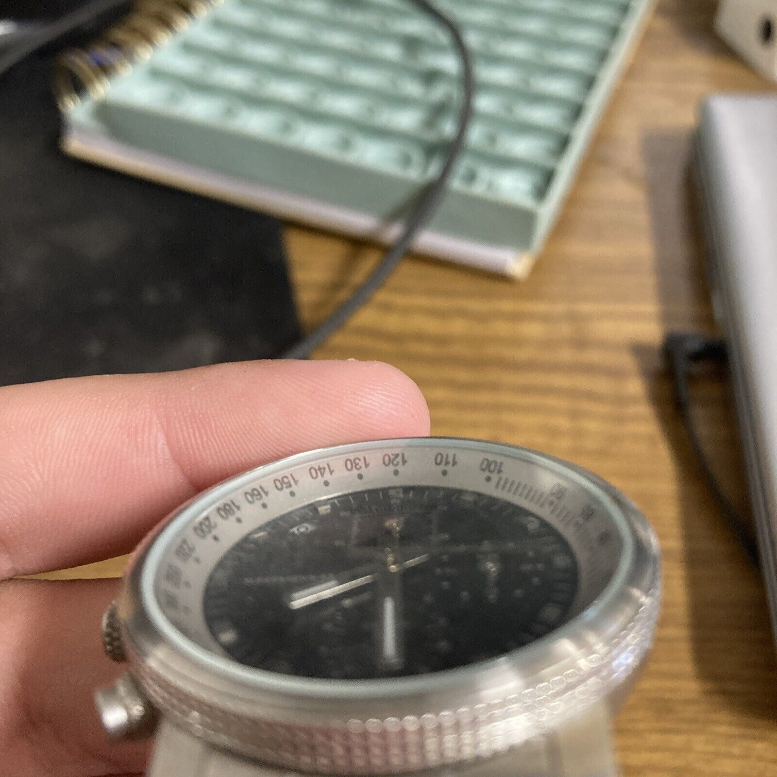 Other EXTREMELY RARE SENNHEISER Watch, Chronograph Quartz In Steel Size ONE SIZE - 4 Thumbnail